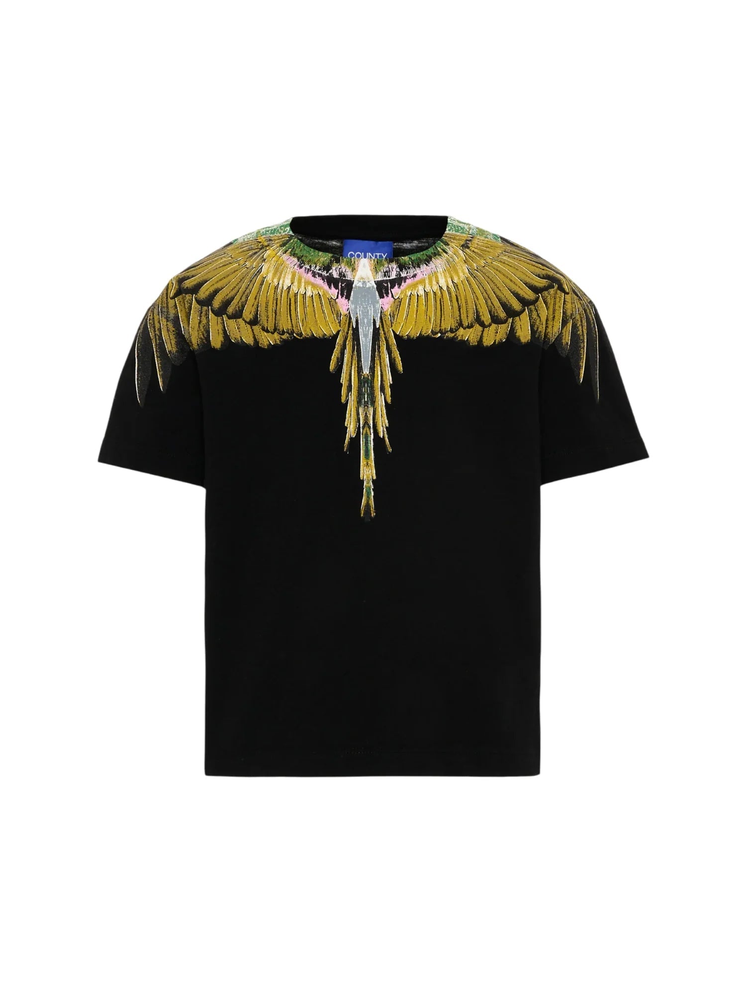 County of Milan T-shirt manica corta bambino stampa iconica nero S6CMJBTH021 110 COUNTY OF MILAN KIDS