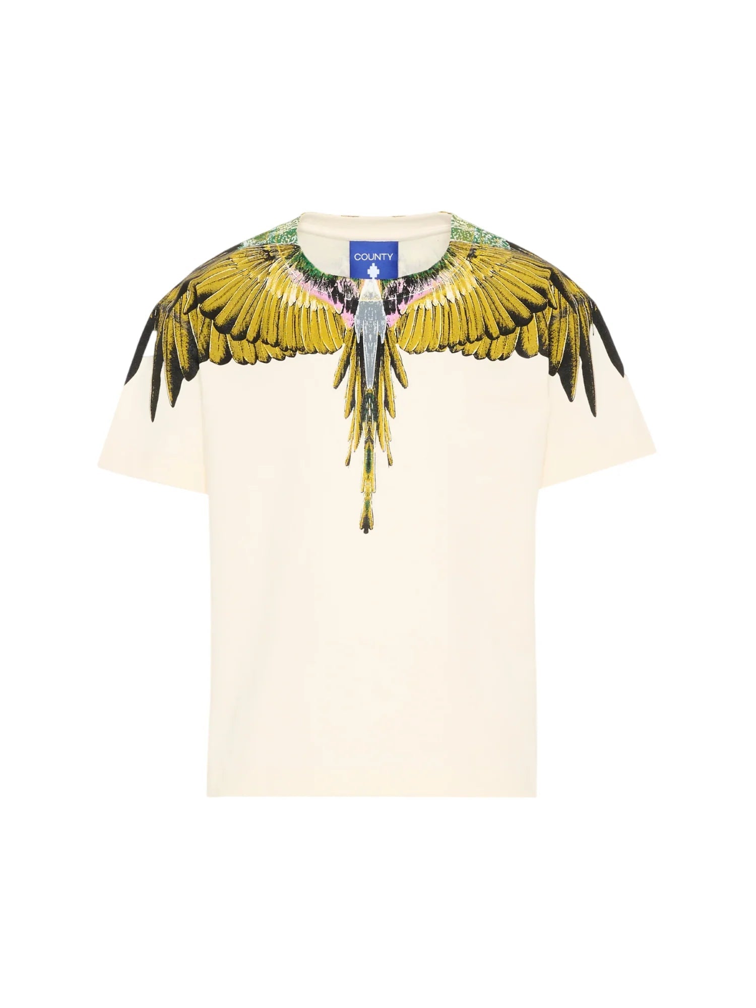 County of Milan T-shirt manica corta bambino stampa iconica panna S6CMJBTH021 412 COUNTY OF MILAN KIDS