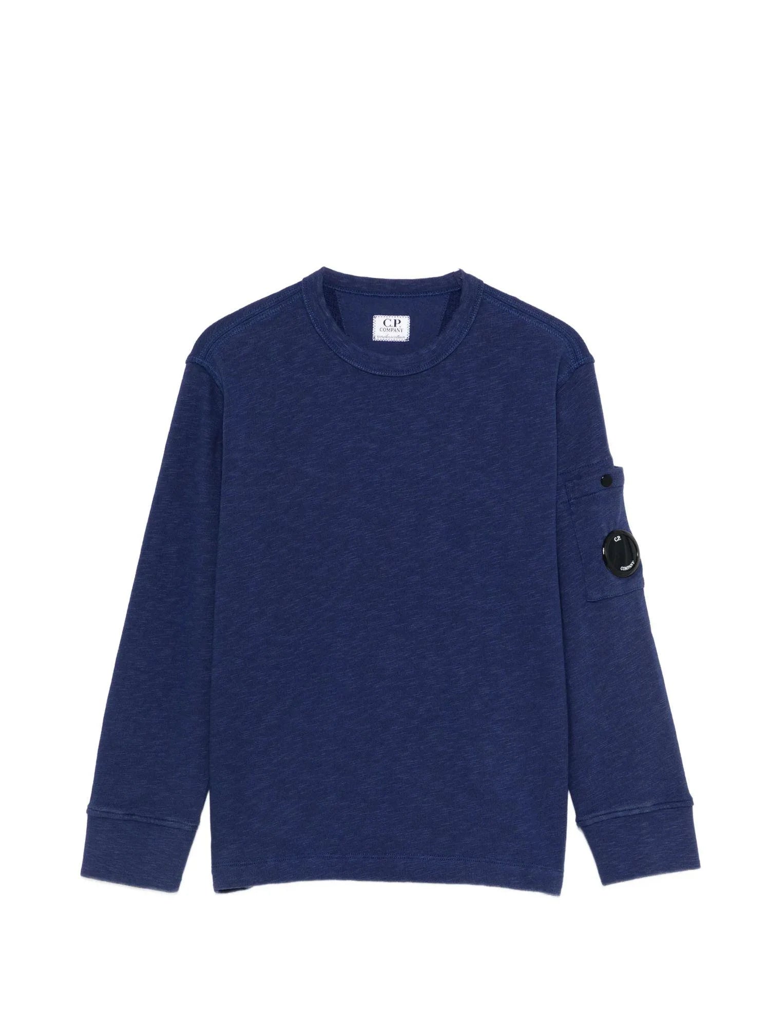 C.P. Company felpa bambino in cotone blu CUF01X-LCC09 40214 C.P. COMPANY U16