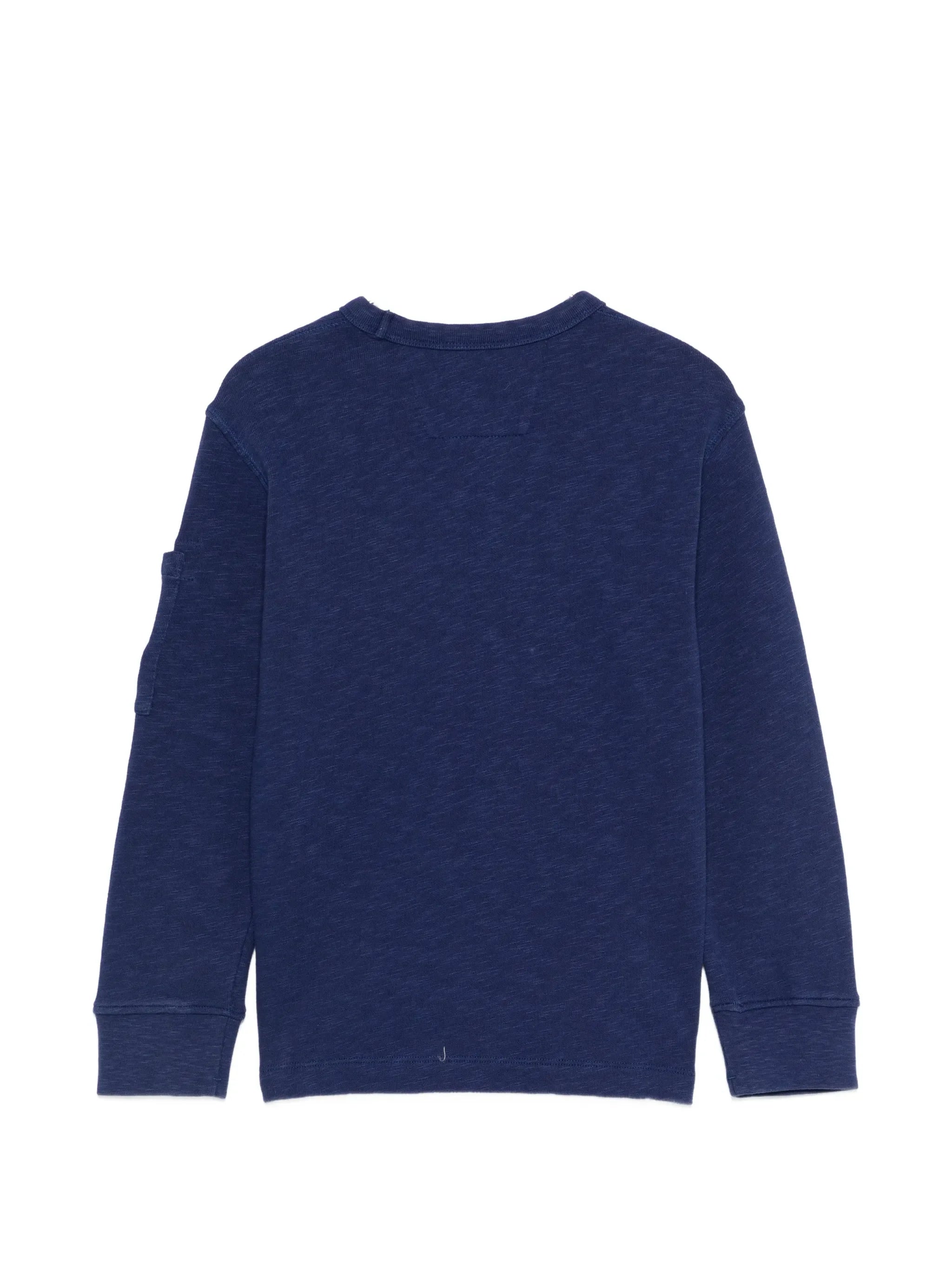 C.P. Company felpa bambino in cotone blu CUF01X-LCC09 40214 C.P. COMPANY U16