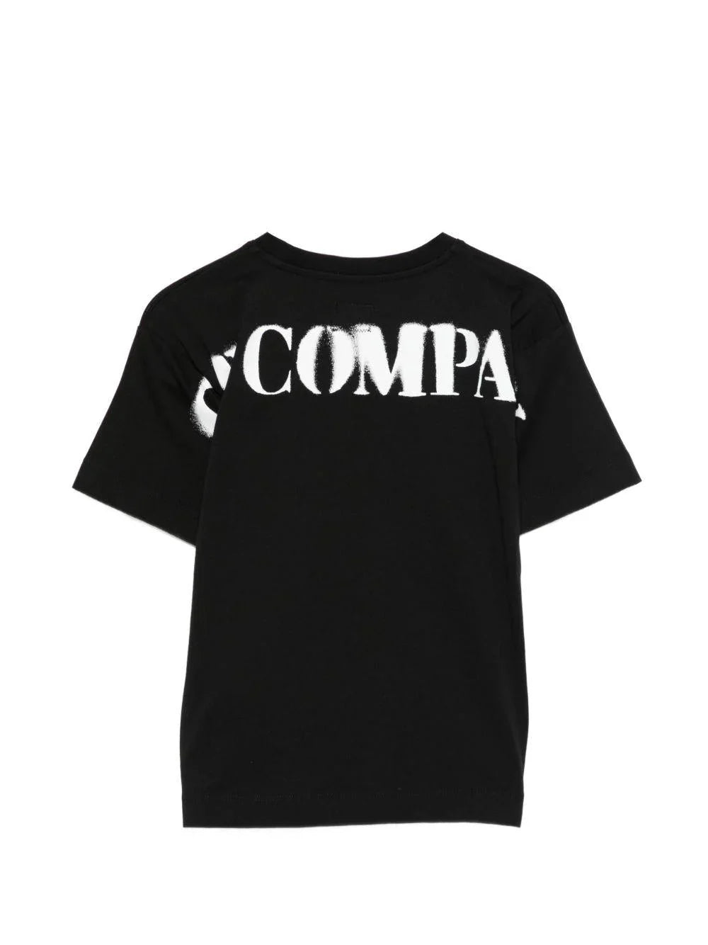 C.P. Company T-shirt bambino manica corta con logo nero CUM00W-LAA17 60100 C.P. COMPANY U16