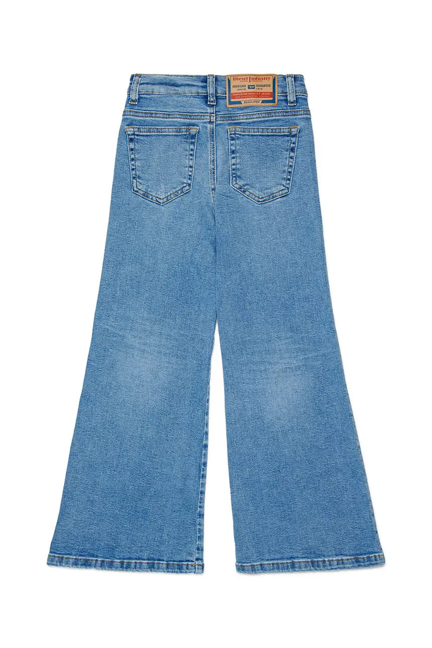 Diesel jeans bambina wide leg lavaggio chiaro J00816-KXBSX K01 DIESEL