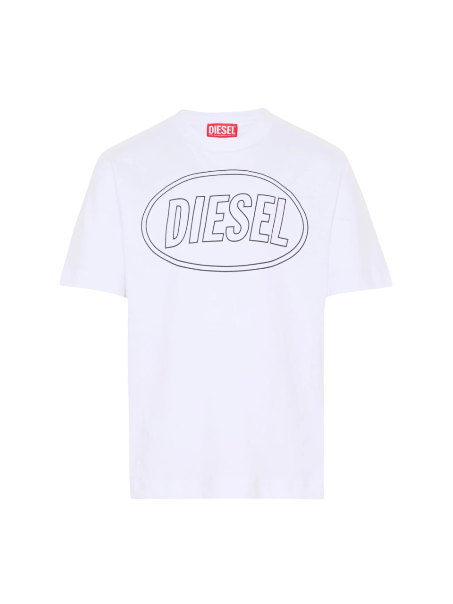 Diesel T-shirt bambino manica corta con logo bianco J02582-0GRAI K100 DIESEL