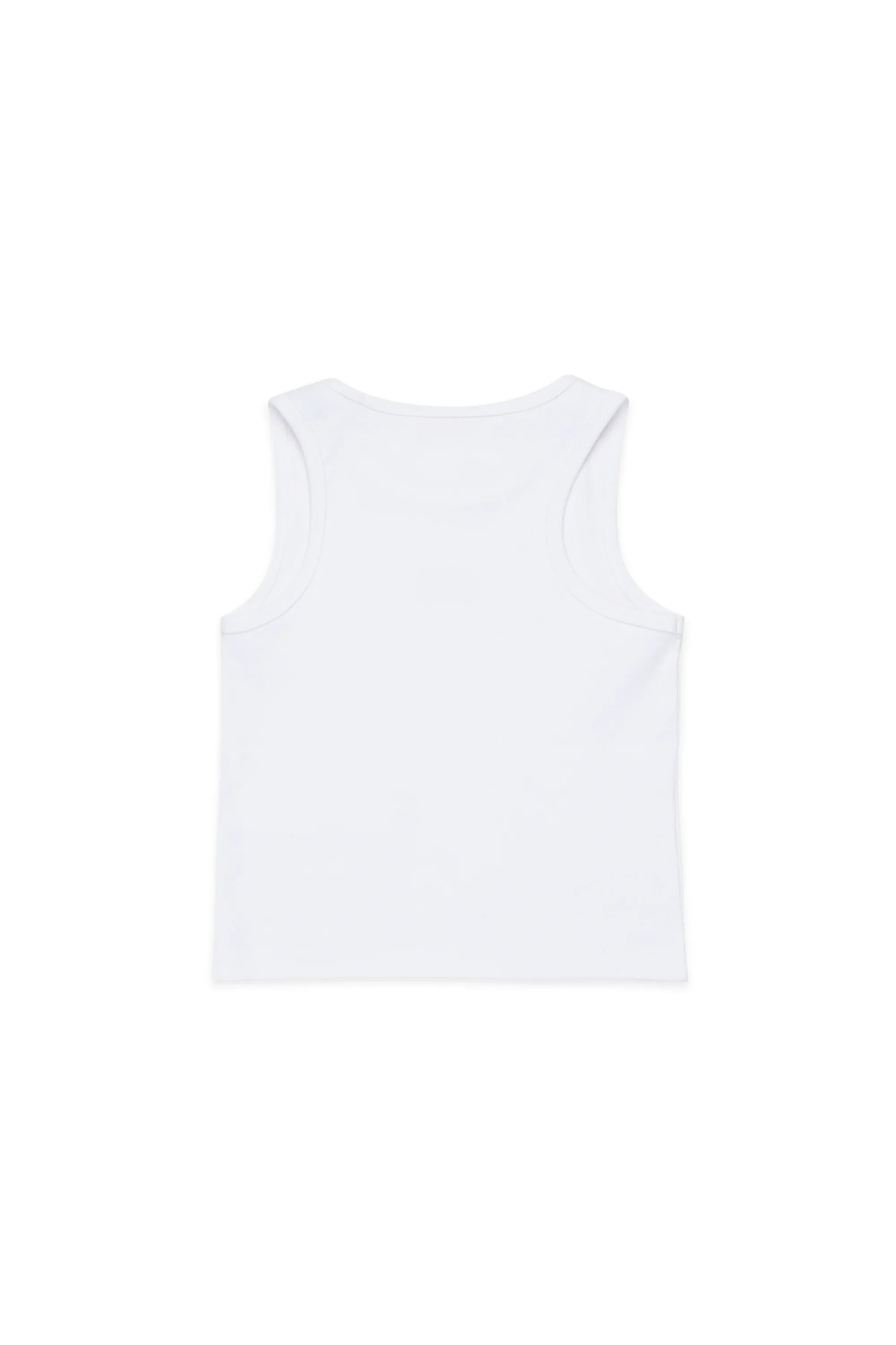 Diesel canotta bambina a costine bianco J02594-KYAZY K100 DIESEL