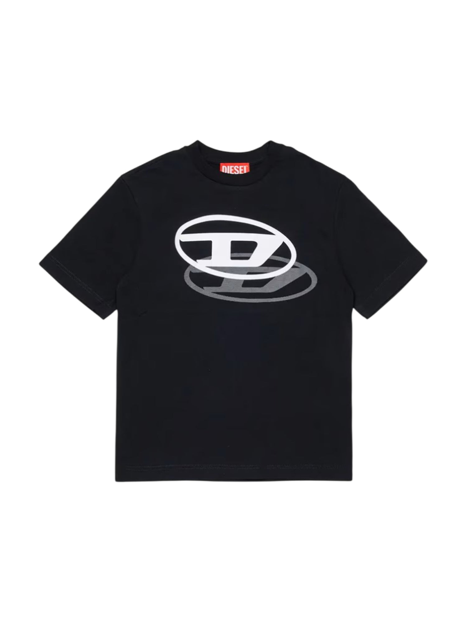 Diesel T-shirt bambino manica corta con logo nero J02601-00YI9 K900 DIESEL