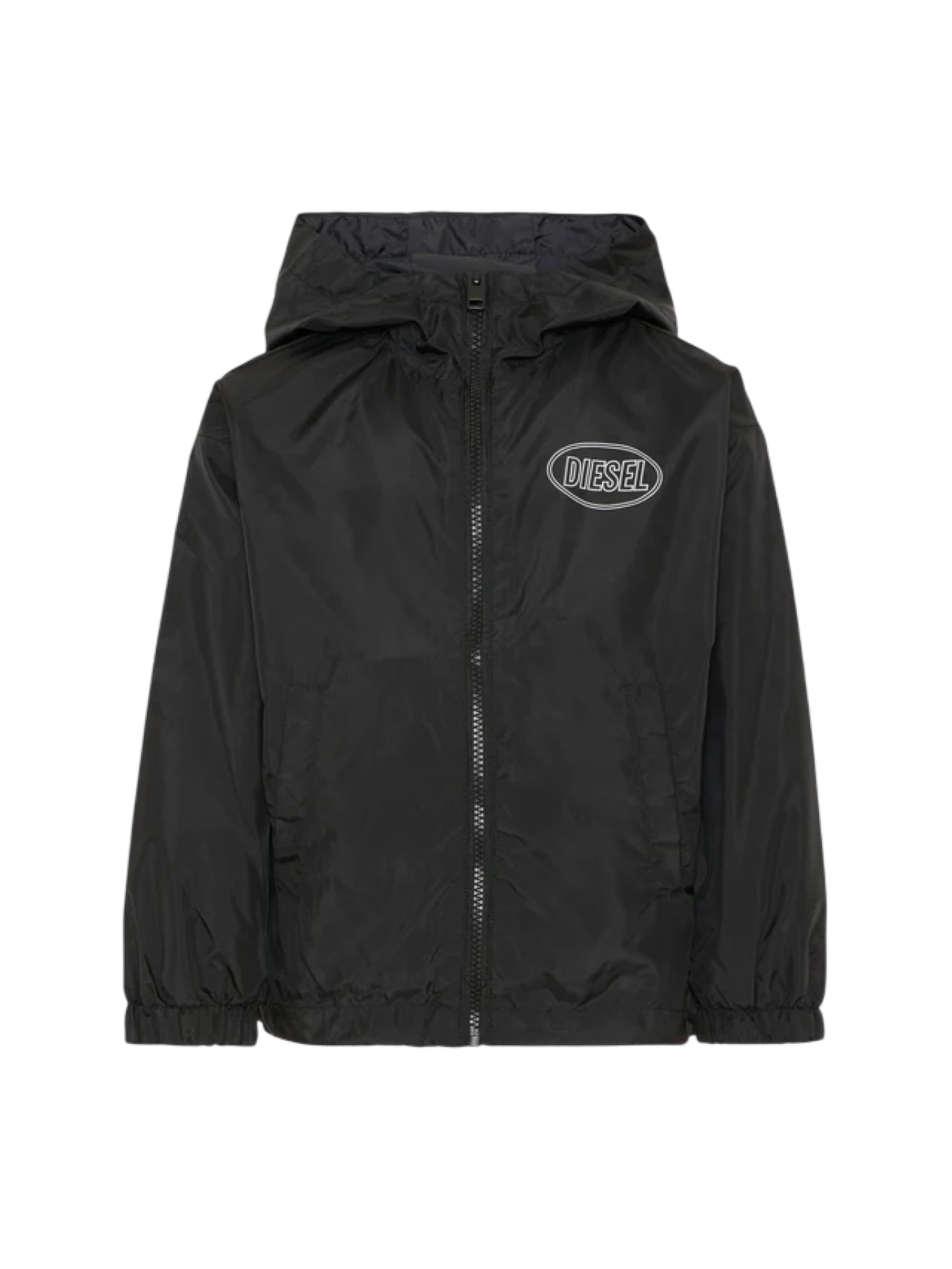 Diesel giubbino antivento con cappuccio bambino nero J02645-KXBSF K900 DIESEL