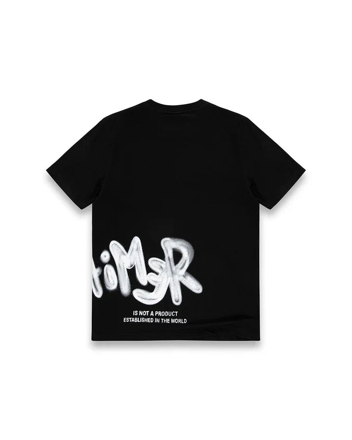 Disclaimer T-shirt uomo con logo laterale nero 55475 NERO DISCLAIMER