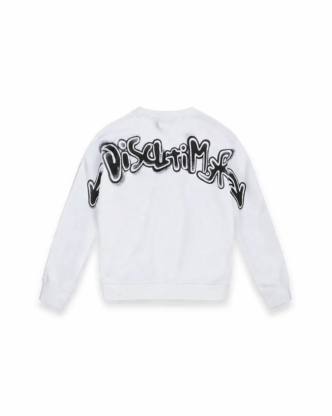 Disclaimer felpa bambino con stampa logo bianco 58809 BIANCO-ST.NERA DISCLAIMER