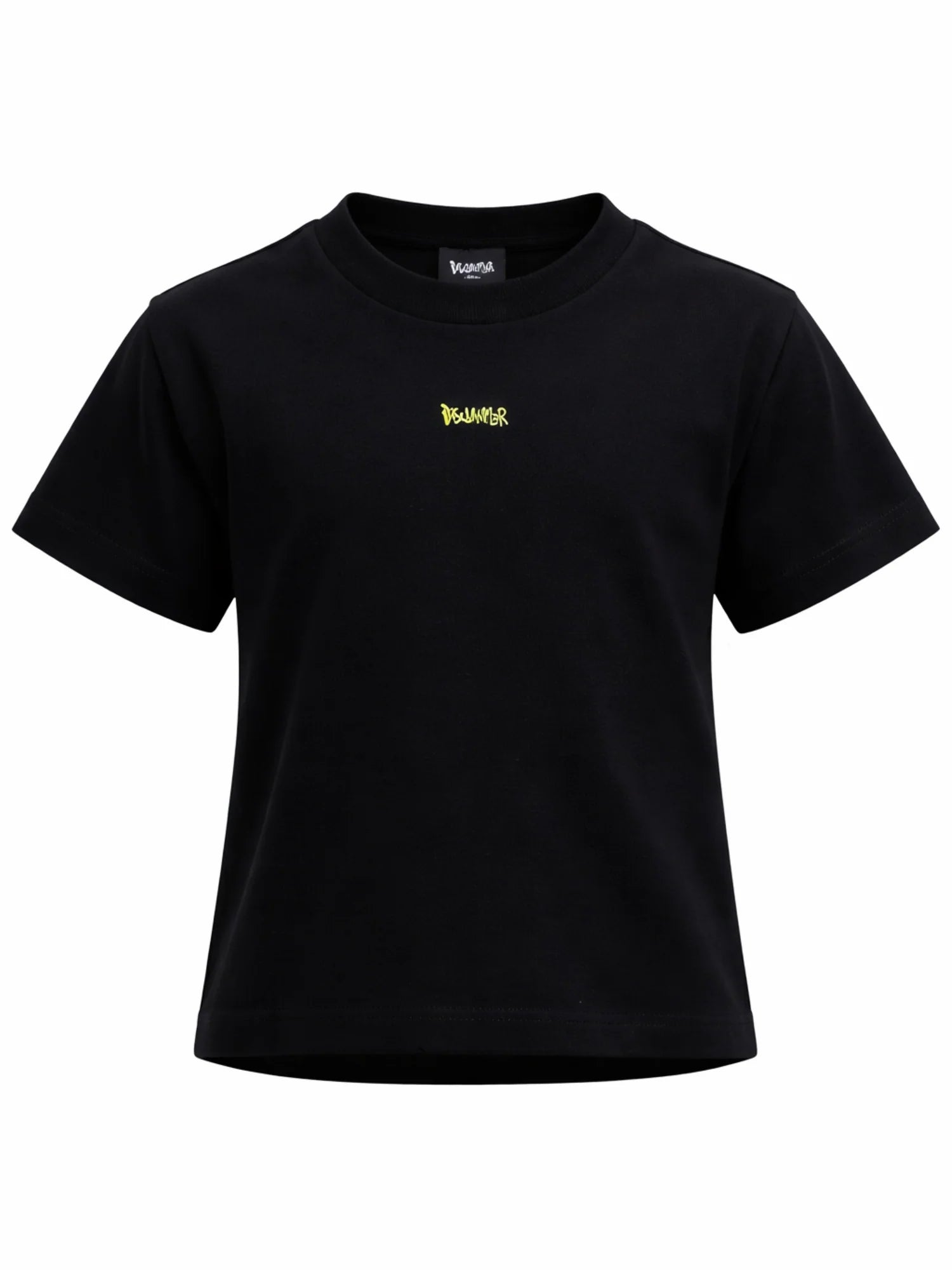 Disclaimer T-shirt bambino manica corta con logo nero 58851 NERO DISCLAIMER