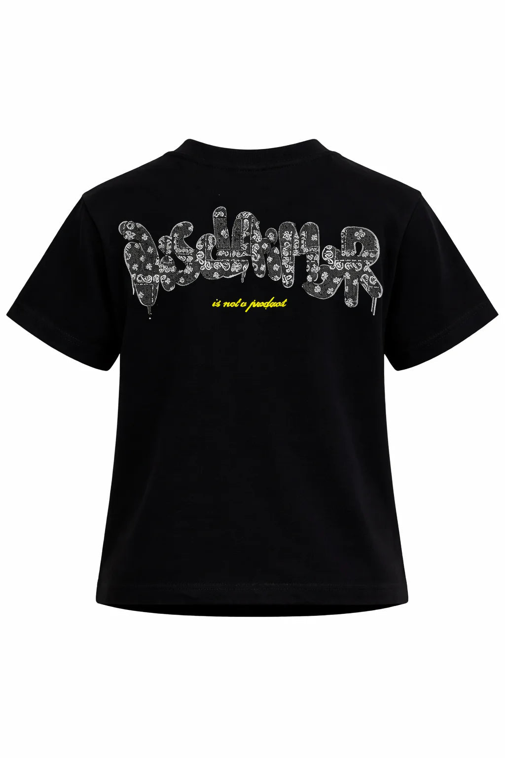 Disclaimer T-shirt bambino manica corta con logo nero 58851 NERO DISCLAIMER