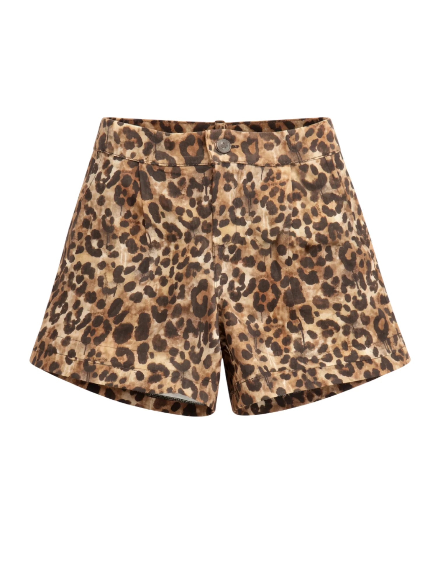 Disclaimer bermuda bambina in fantasia animalier beige nero 58922 MACULATO DISCLAIMER