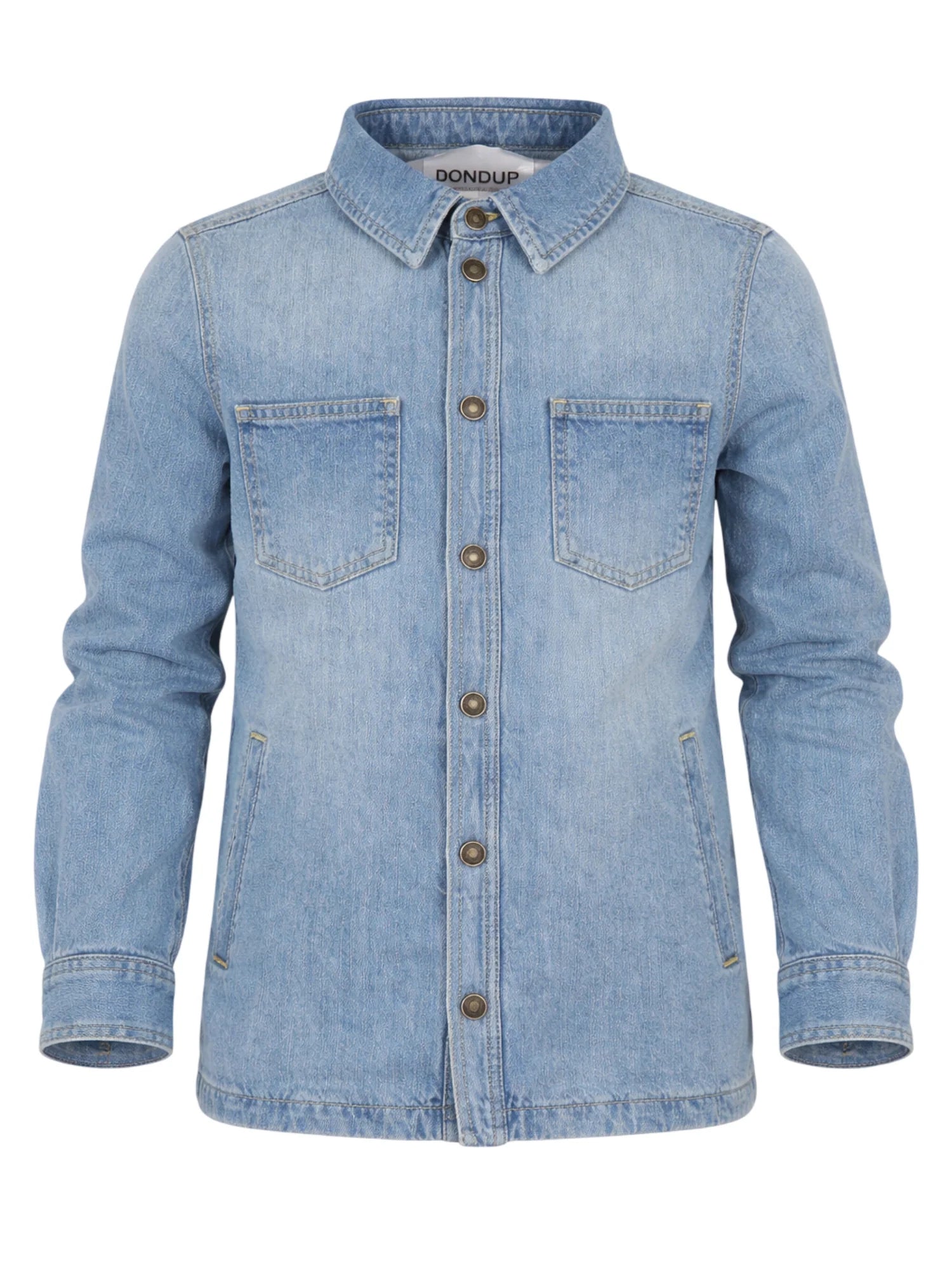 Dondup giubbino bambino in denim lavaggio chiaro DMGB033CDF021 4099 DONDUP