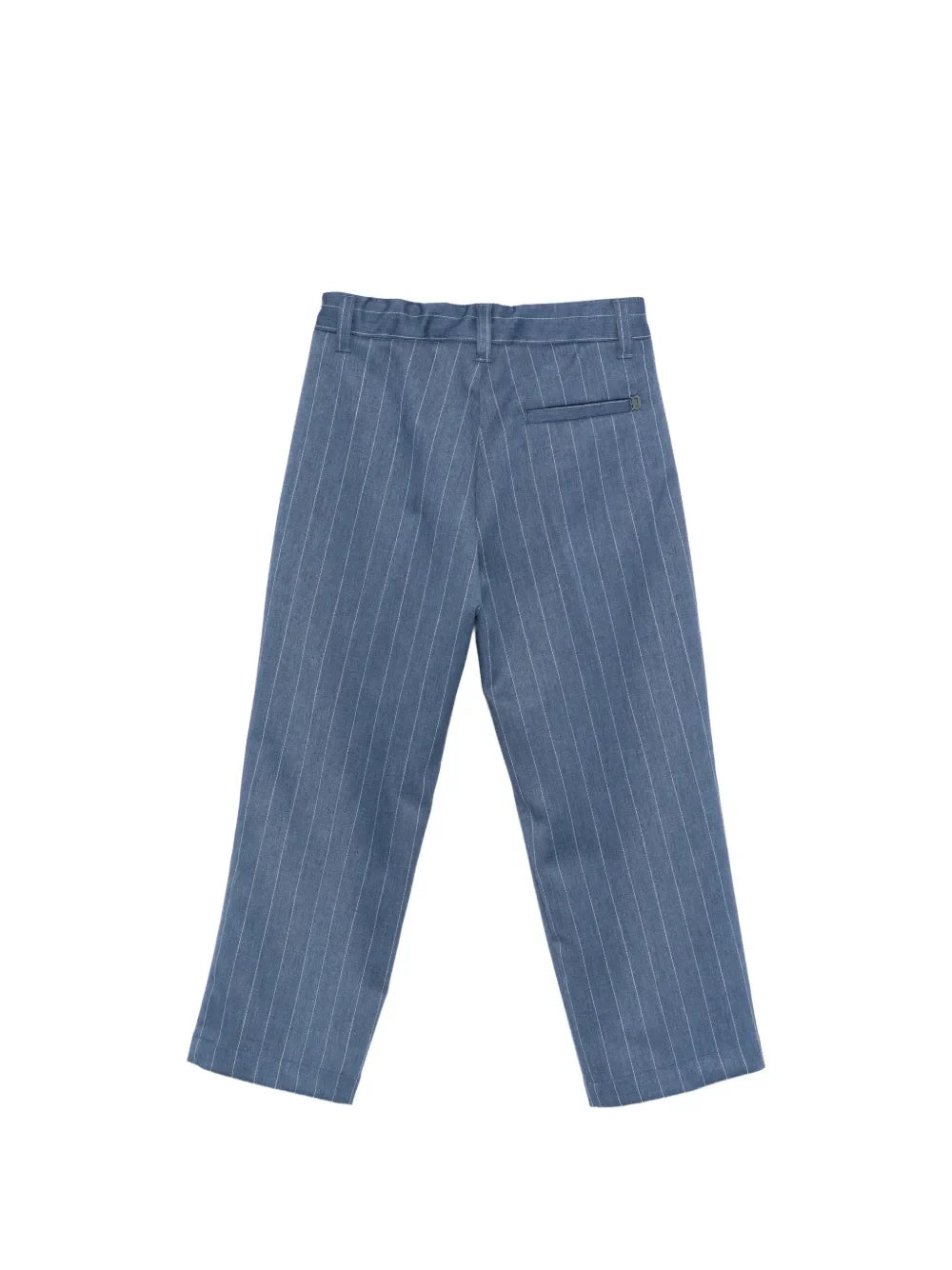 Dondup pantaloni gessati bambino con pinces blu DMPA1780TV117 4019 DONDUP