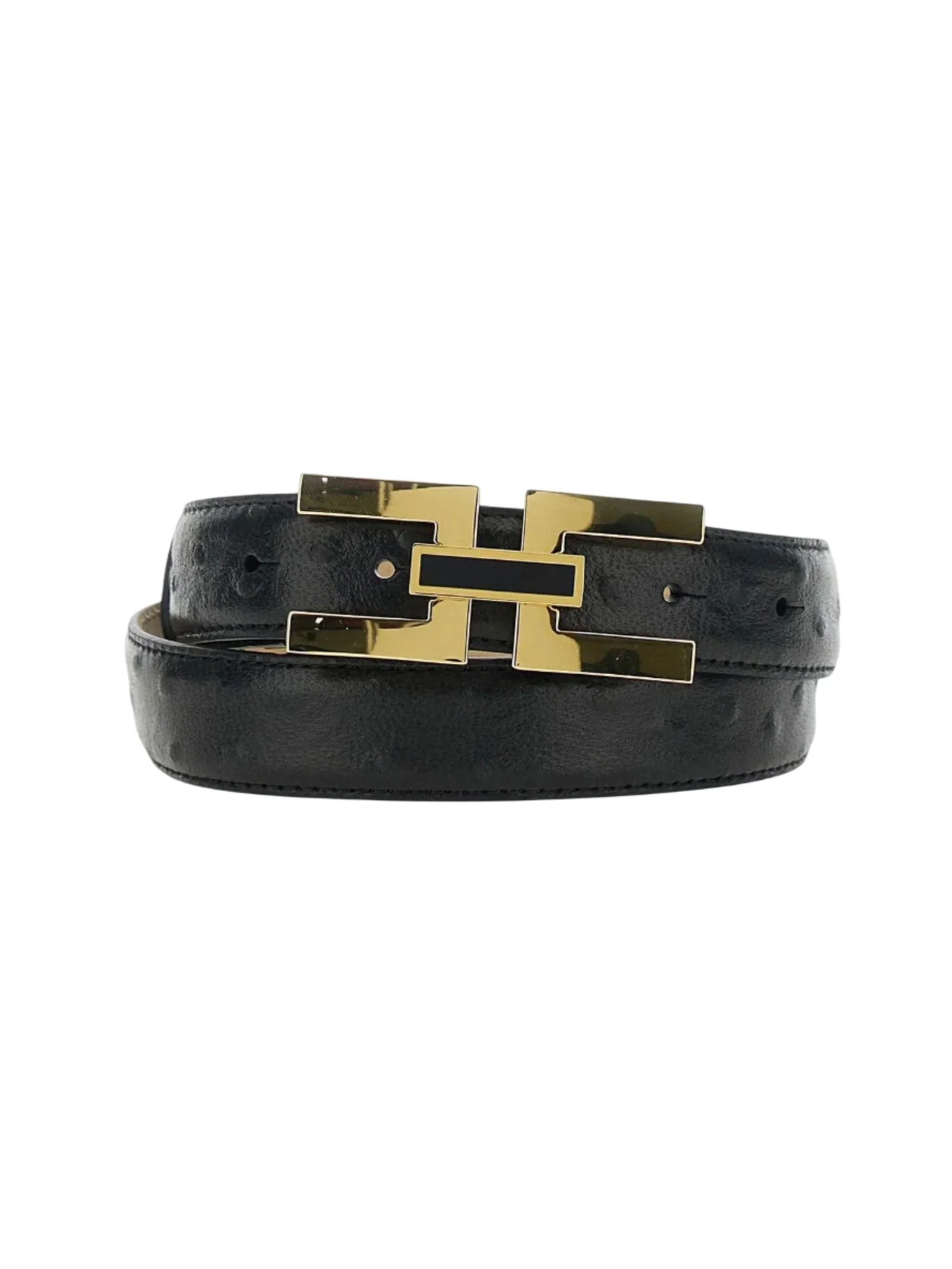 Elisabetta Franchi cintura in pelle con logo h2,5 nero oro<BR/><BR/><BR/><BR/><BR/><BR/><BR/><BR/><BR/><BR/>Elisabetta Franchi cintura <BR/><BR/> CT25S62 110 ELISABETTA FRANCHI