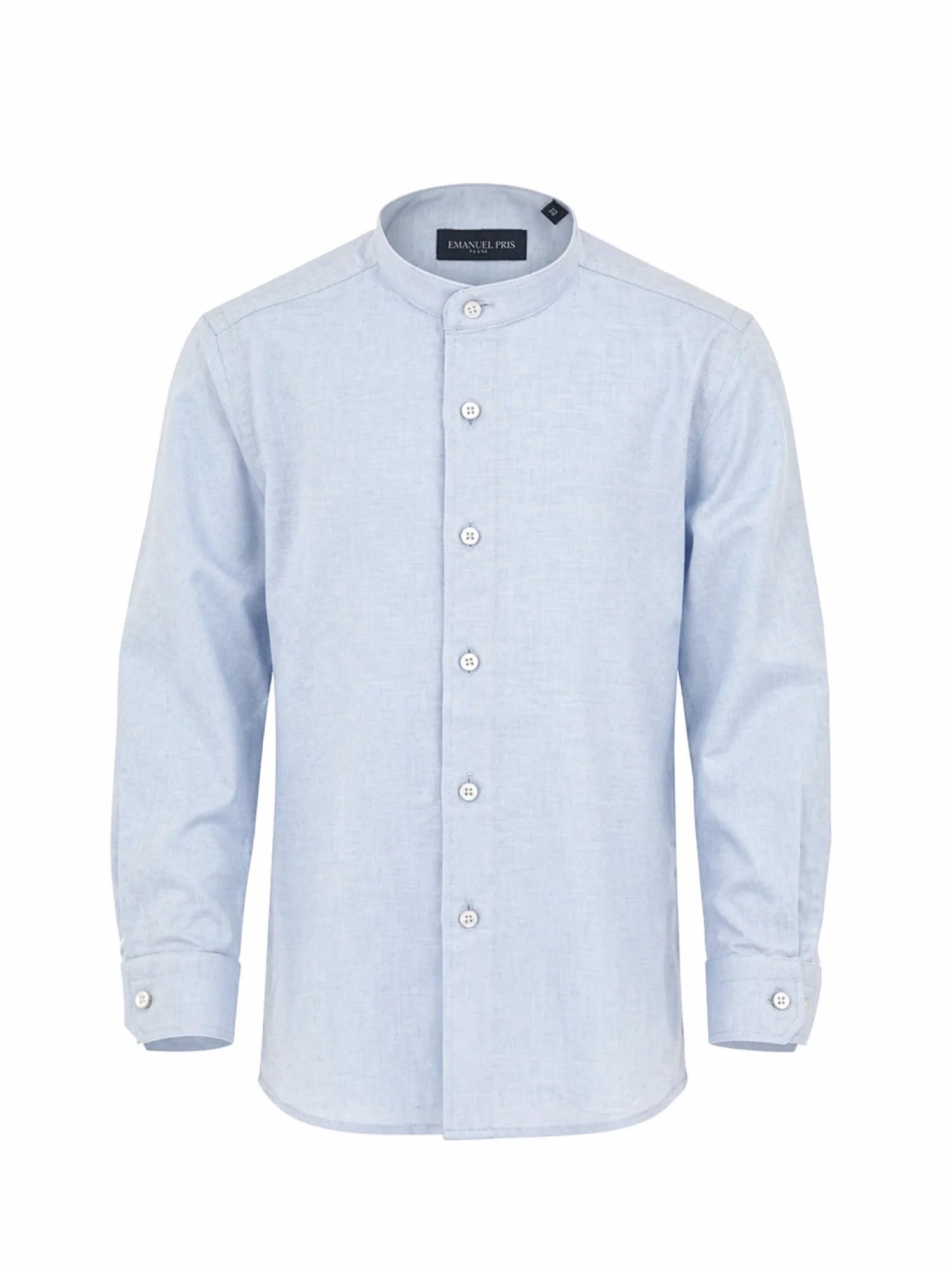 Emanuel Pris camicia alla coreana bambino celeste ECM4183B CIELO EMANUEL PRIS