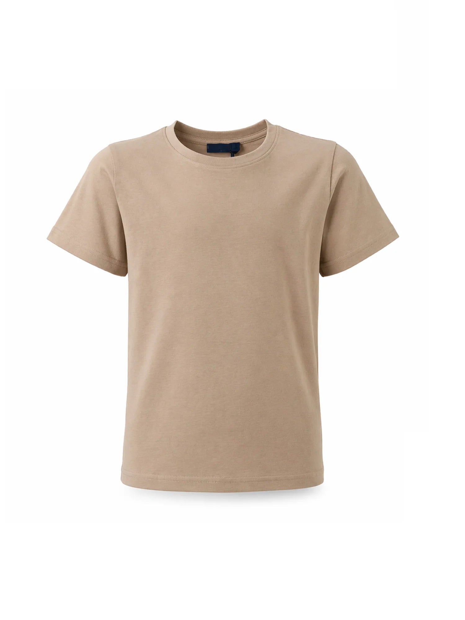 Emanuel Pris T-shirt bambino in filo di Scozia beige ETS3163R CORDA EMANUEL PRIS