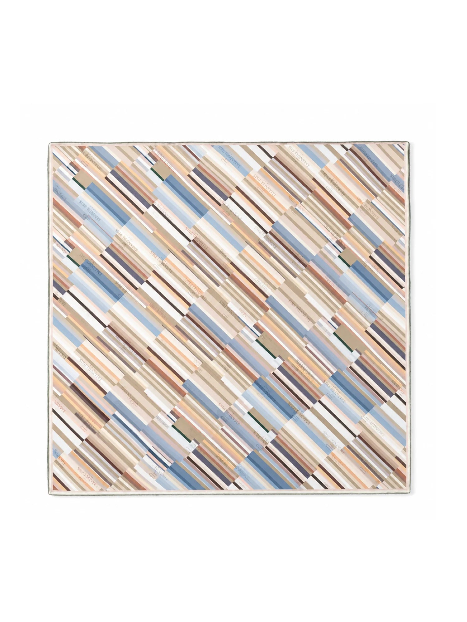 Emanuel Pris foulard bambino satin in fantasia multicolor FOULARD26-R MULTICOLOR-SALVIA EMANUEL PRIS