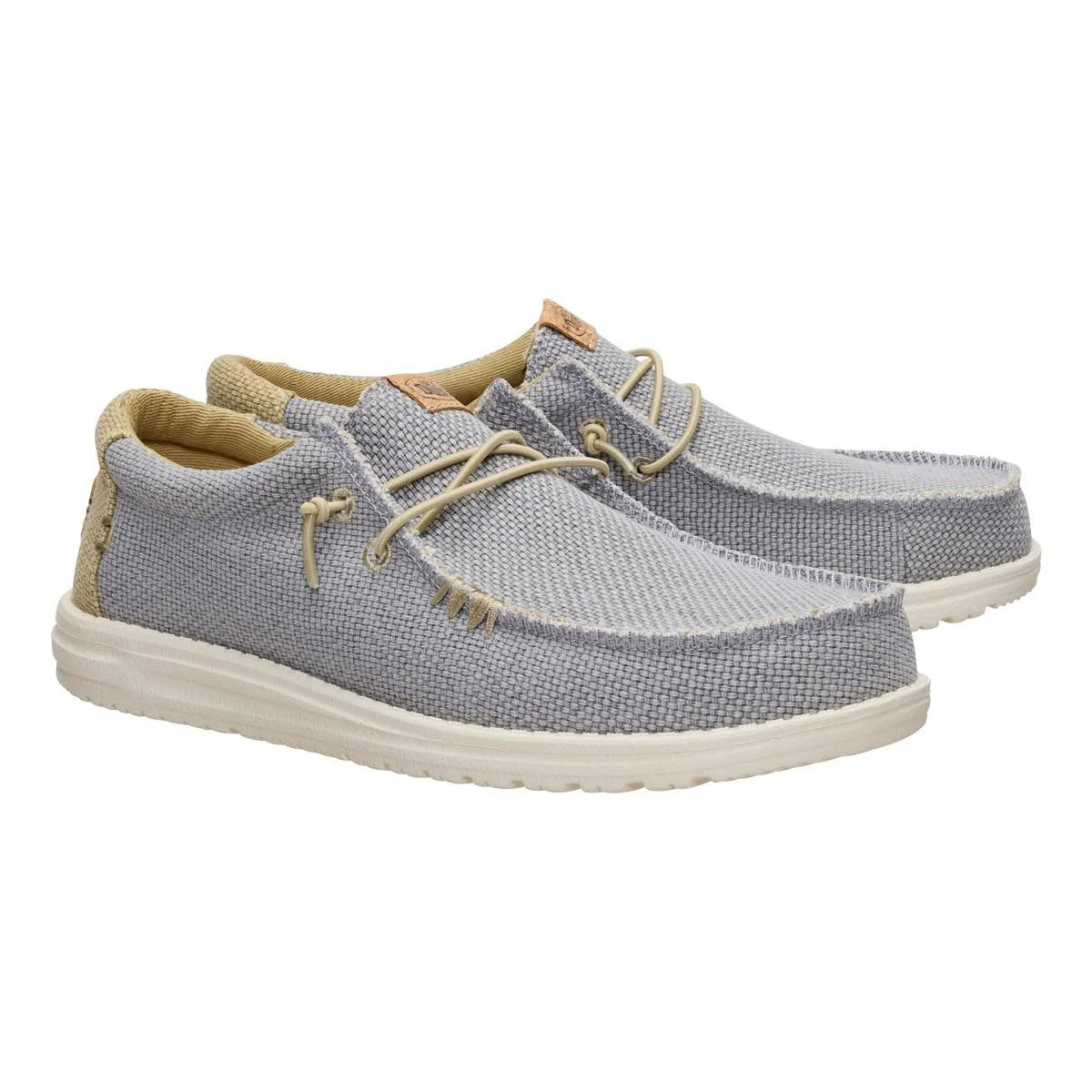 Hey Dude mocassino uomo Wally Braided grigio beige 40003 1YF HEY DUDE
