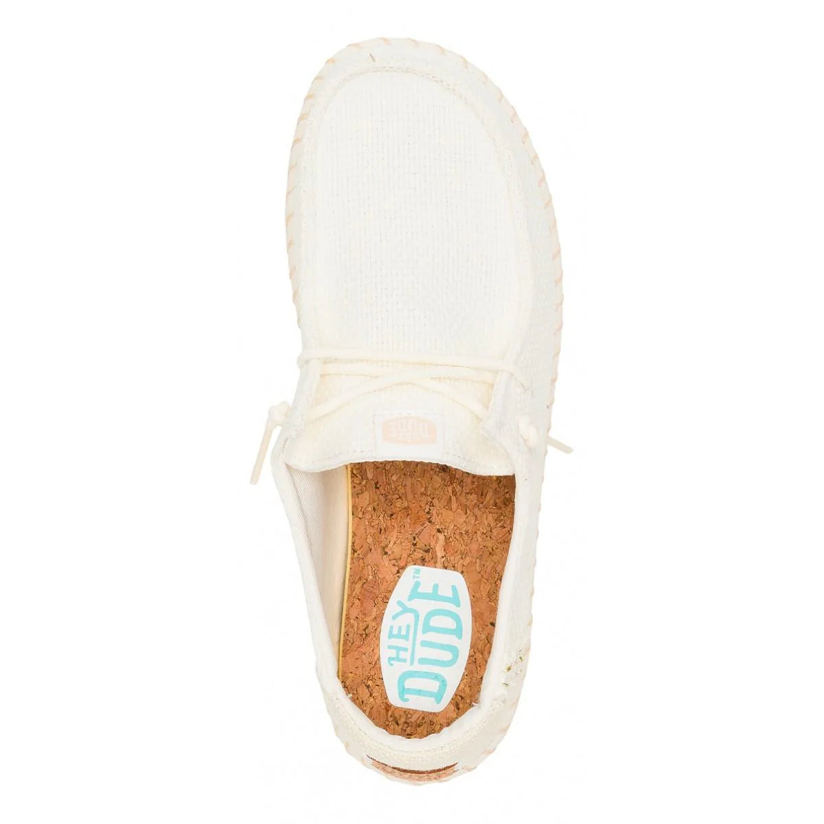 Hey Dude mocassino donna Wendy Espadrille Woven panna 43681 100 HEY DUDE