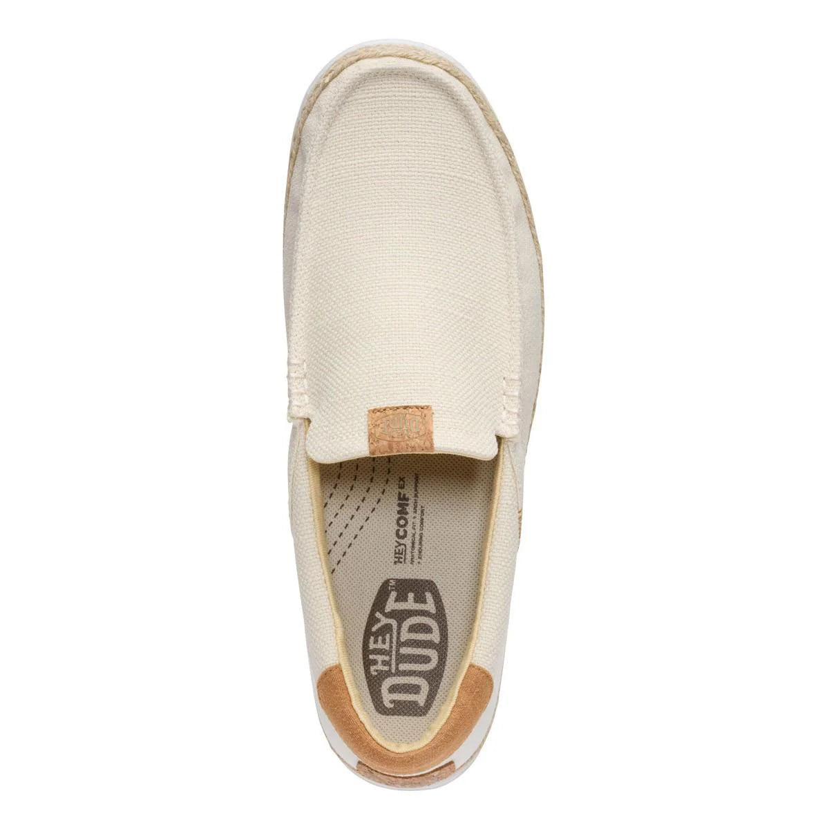 Hey Dude mocassino uomo Harbor Loafer Espadrille ecrù 45174 0NI HEY DUDE