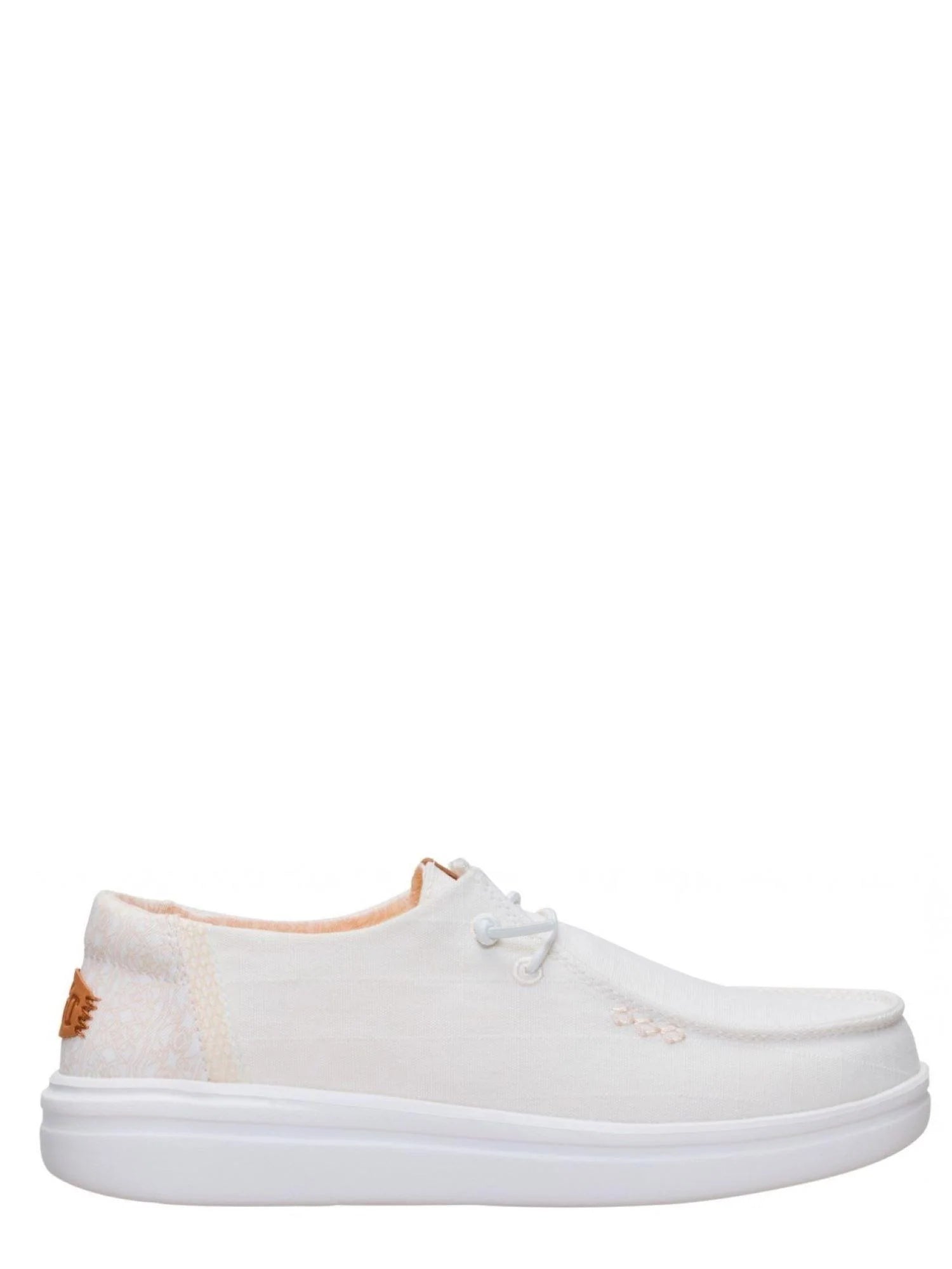 Hey Dude mocassino donna Wendy Rise Chambray Grid panna 45274 1WQ HEY DUDE