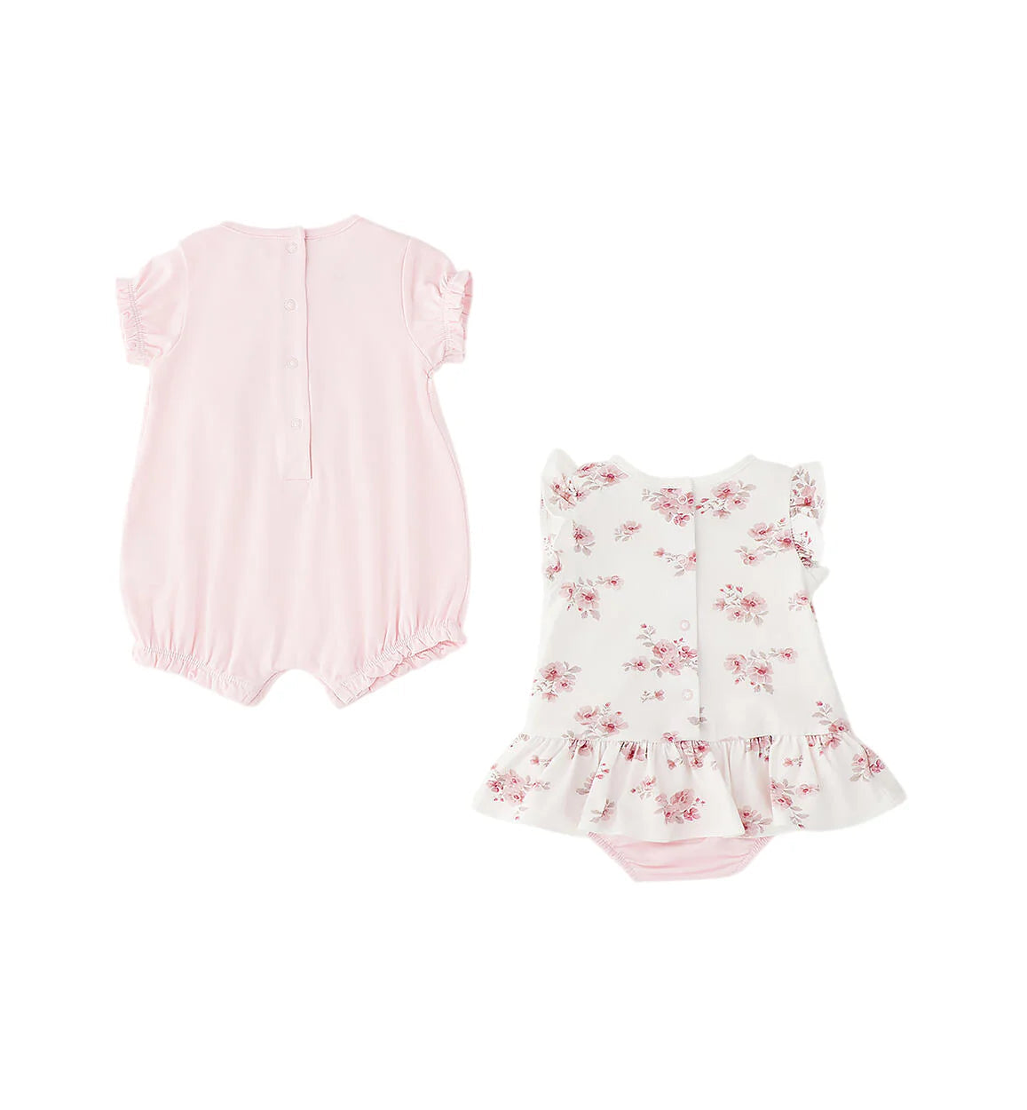 iDo 2 pagliaccetti neonata bianco rosa 4G200 2481 iDO
