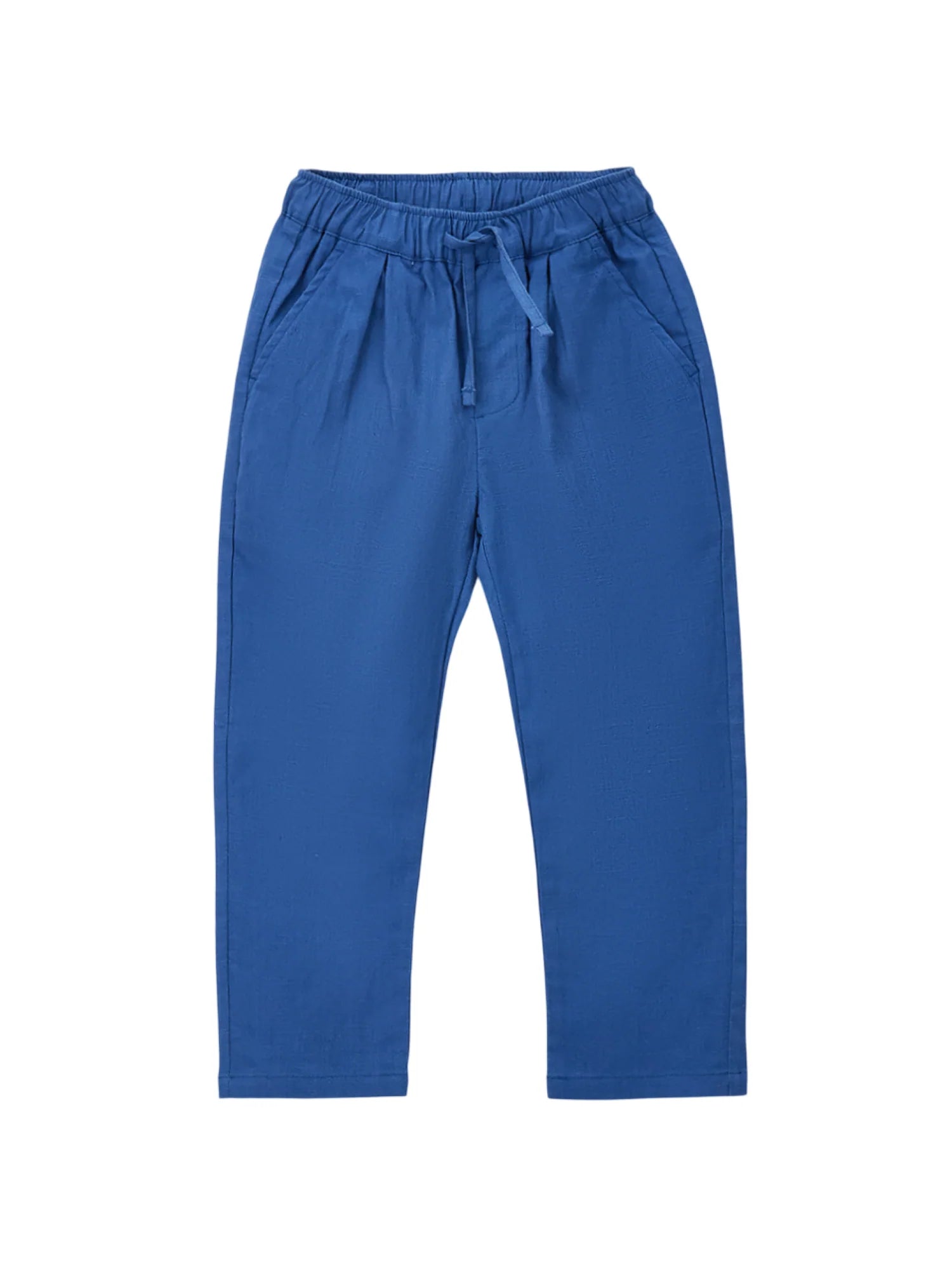 iDo pantaloni bambino misto lino blu avio 4G271 3725 iDO