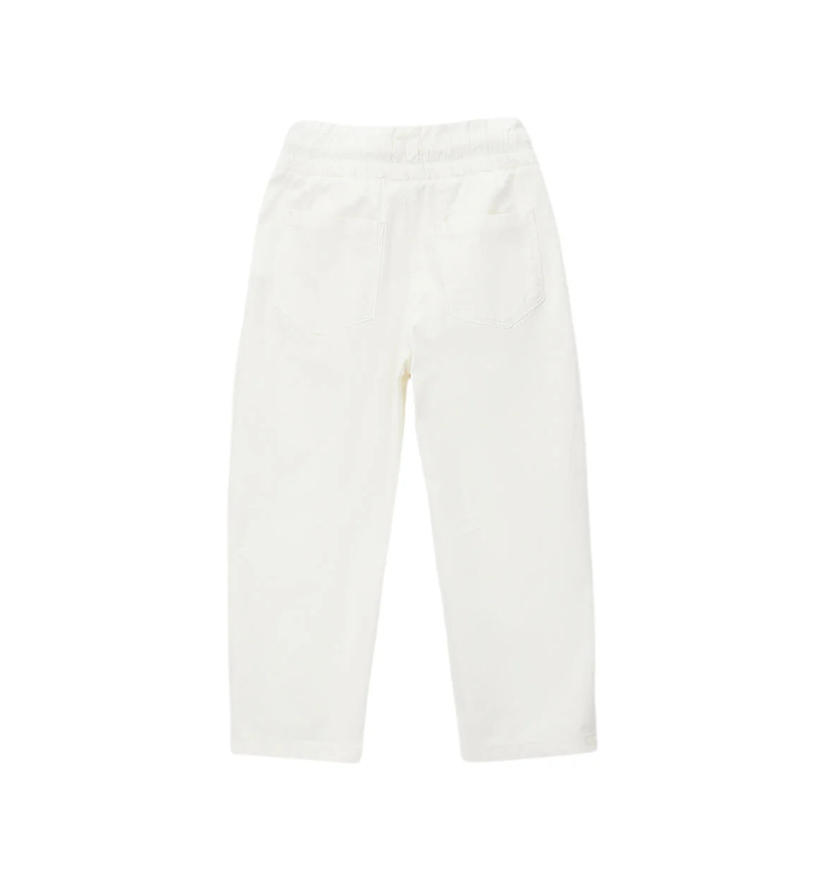 iDo pantaloni bambina con strass bianco latte 4G361 0112 iDO