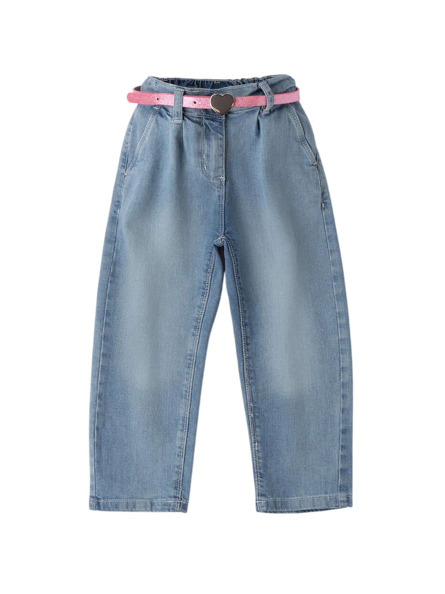iDo jeans con pinces bambina con cintura lavaggio blu 4G368 7300 iDO
