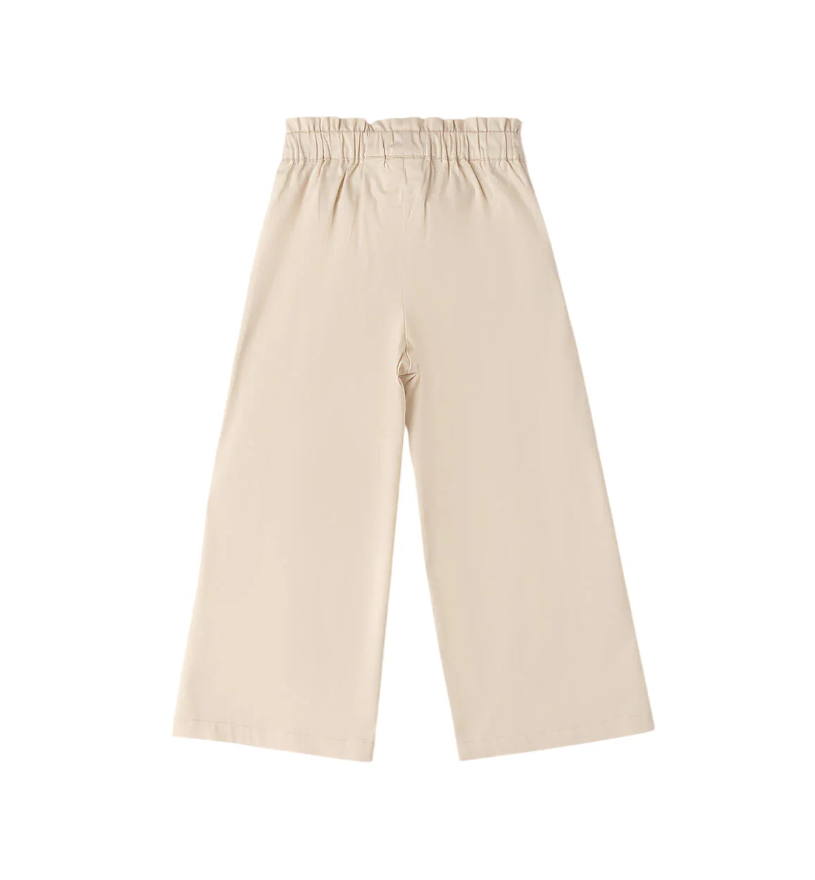 iDo pantaloni bambina wide leg con cintina beige 4G374 1033 iDO