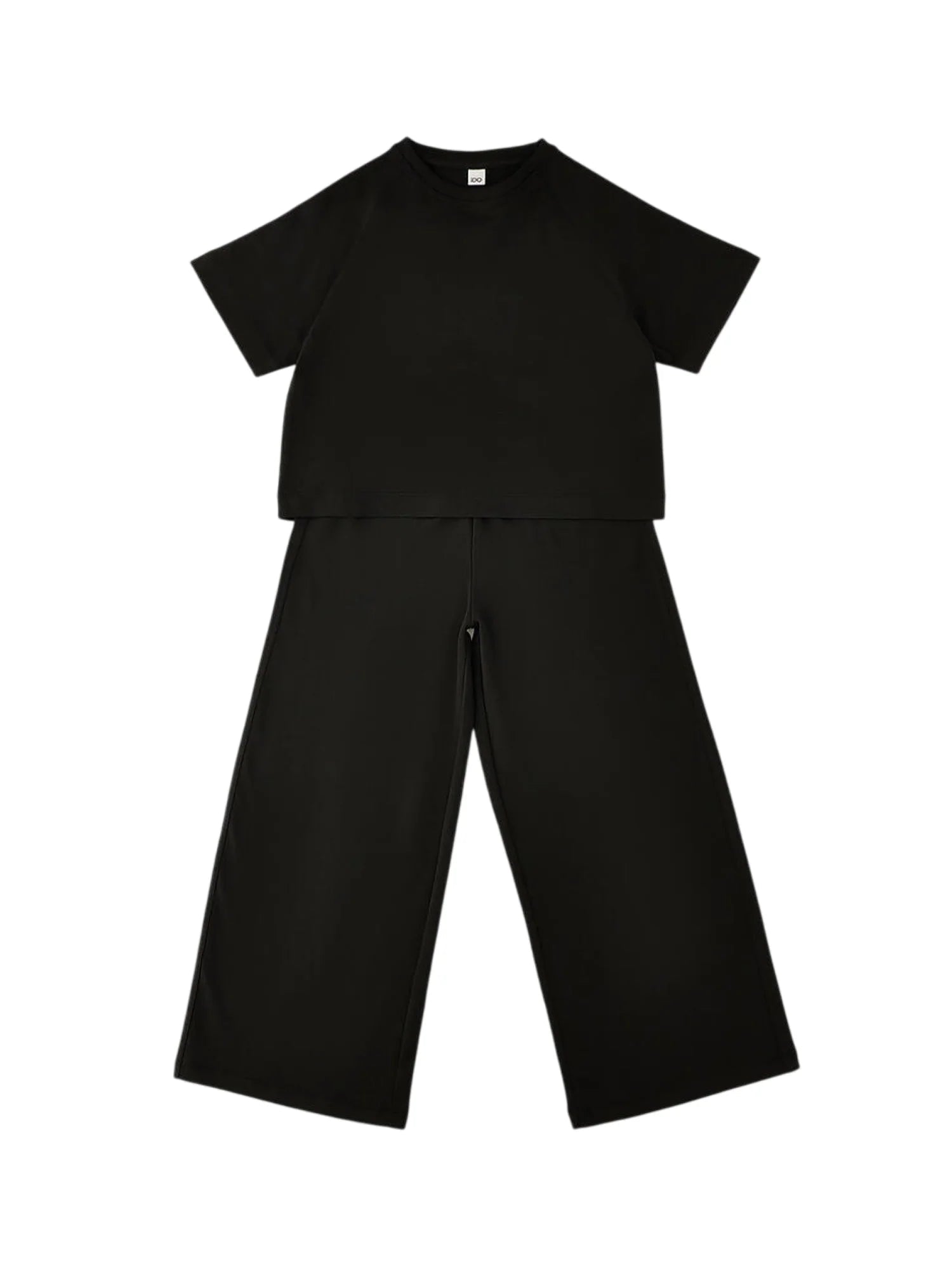 iDo completo bambina T-shirt e pantaloni nero 4G752 0658 iDO