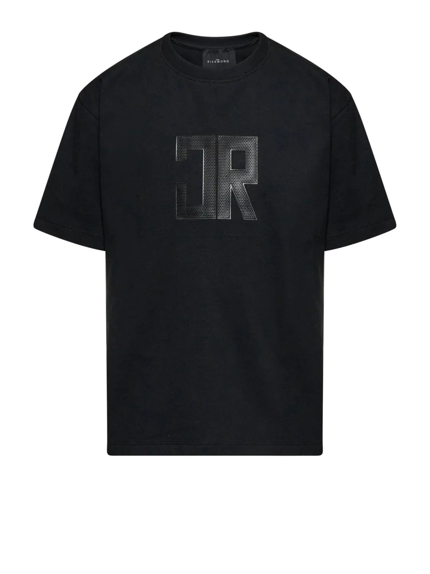 John Richmond T-shirt bambino manica corta con logo nero RBP26006TS BLACK John RICHMOND