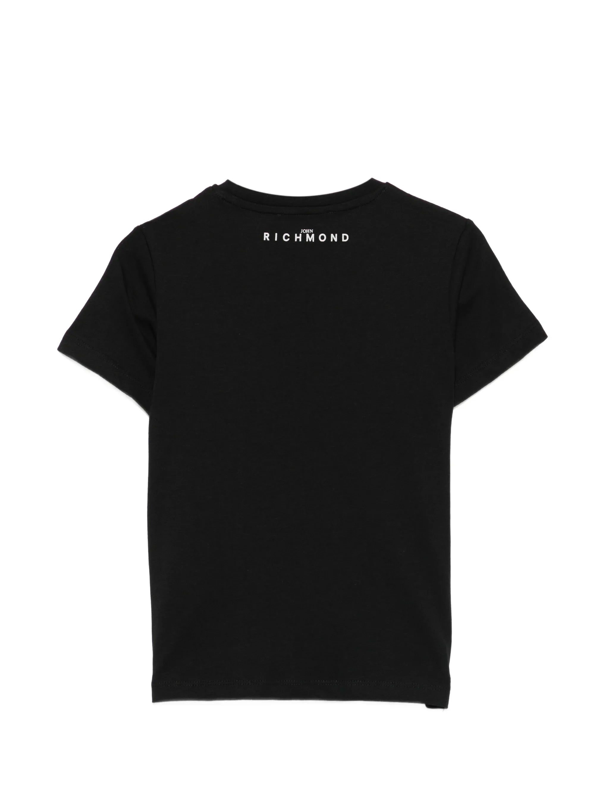 John Richmond T-shirt bambino manica corta con logo nero RBP26008TS BLACK John RICHMOND