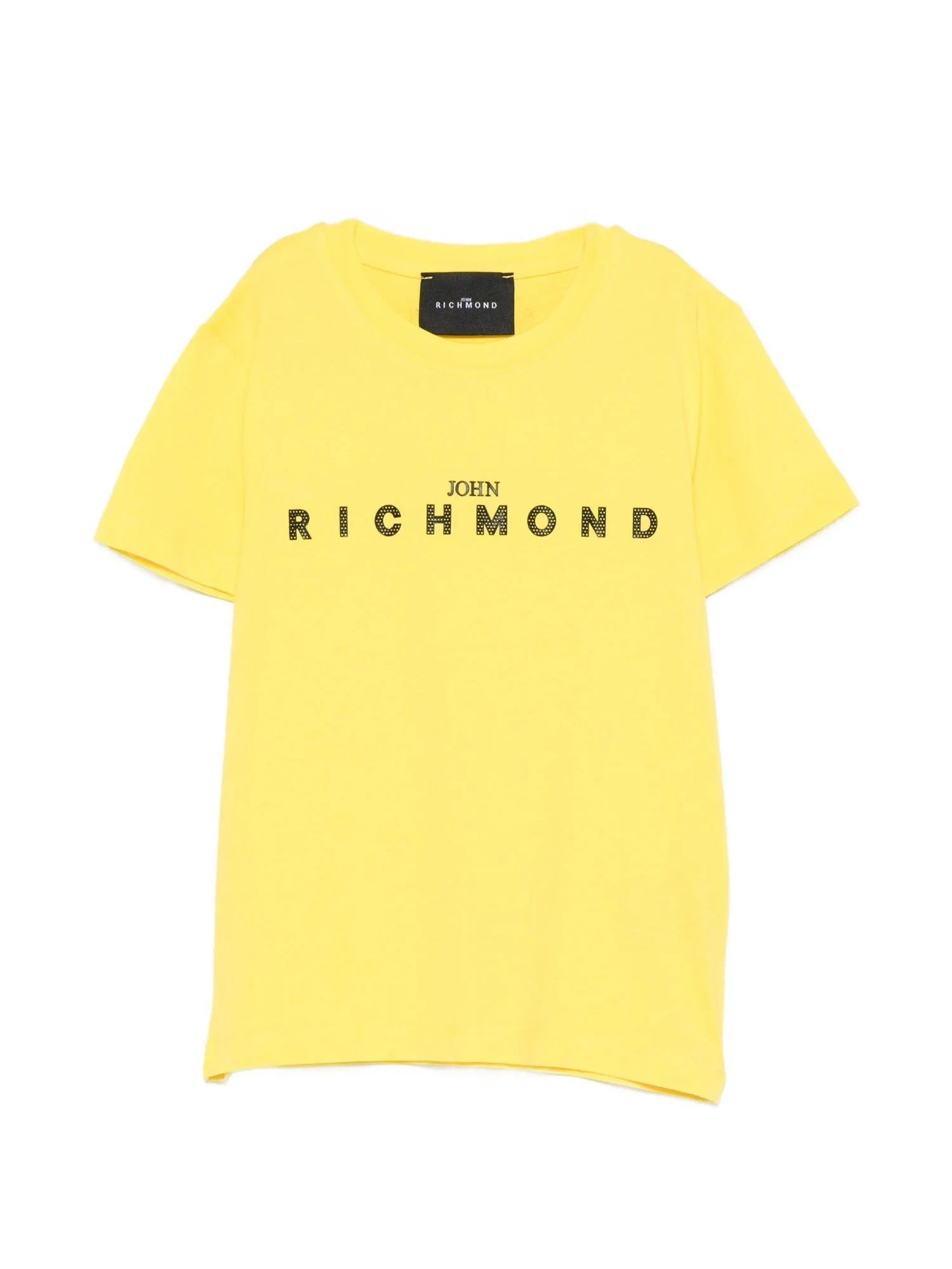 John Richmond T-shirt bambino manica corta con logo giallo RBP26008TS YELLOW BUTTERCUP John RICHMOND
