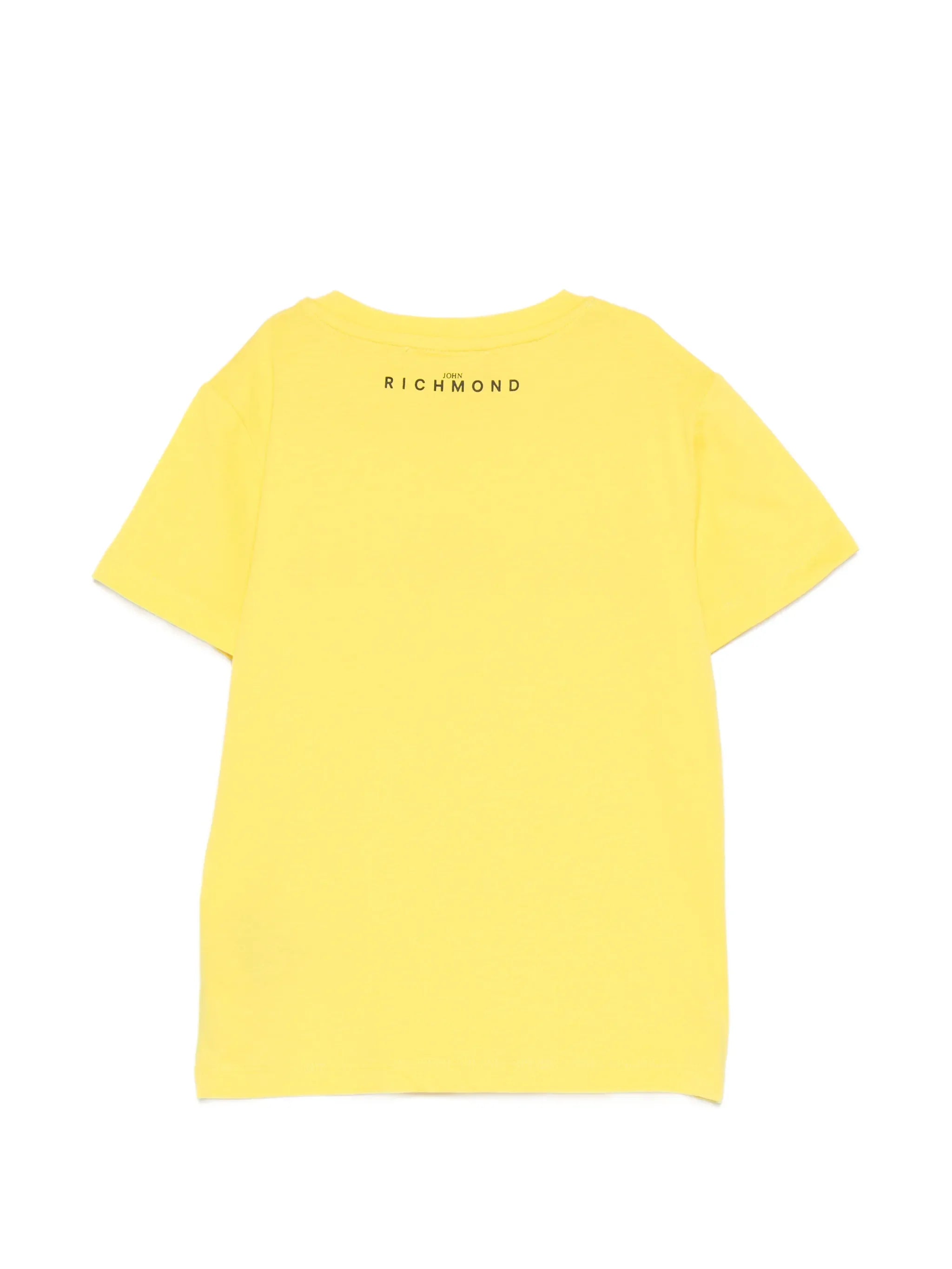 John Richmond T-shirt bambino manica corta con logo giallo RBP26008TS YELLOW BUTTERCUP John RICHMOND