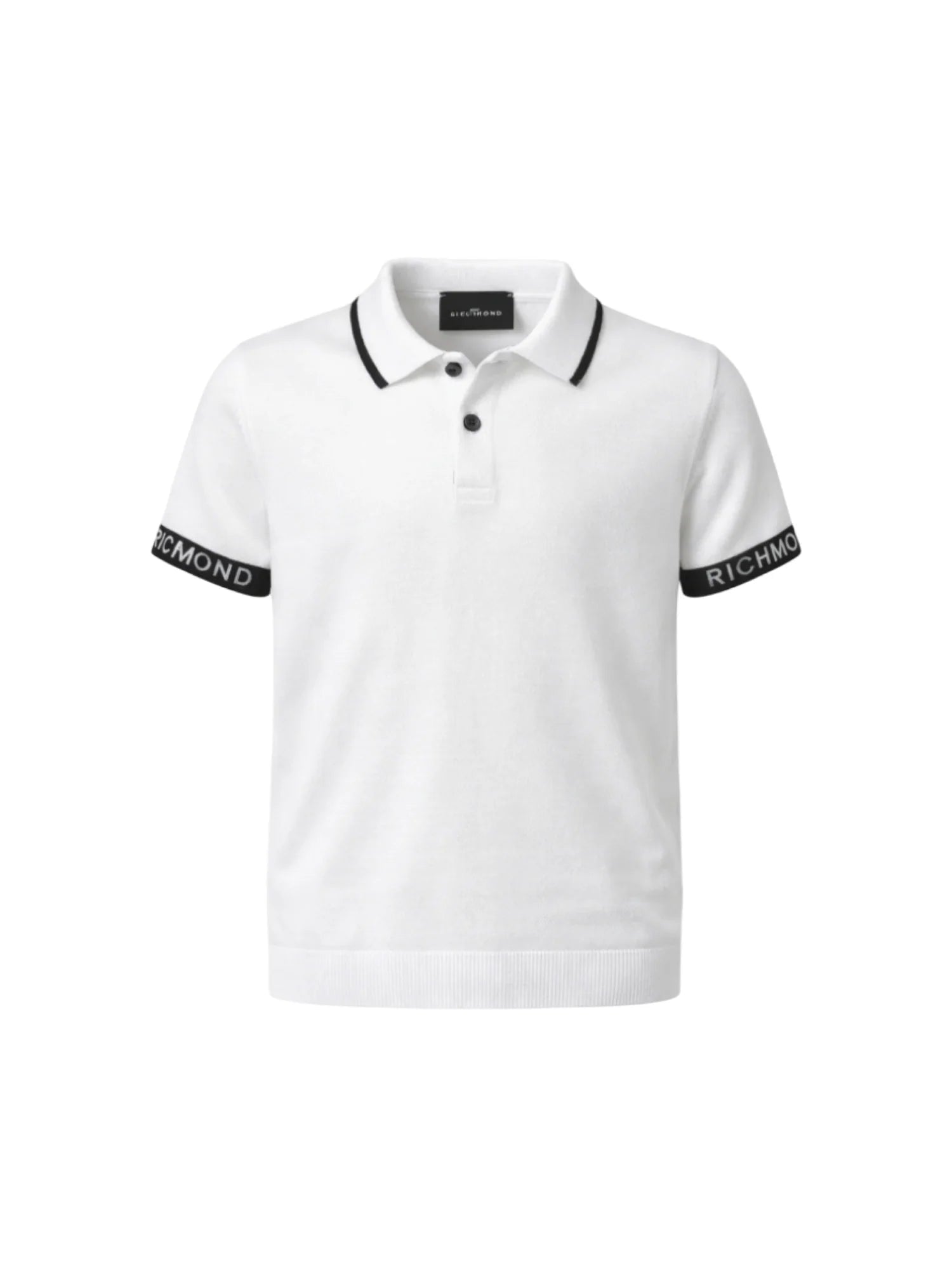 John Richmond polo Diallek manica corta bianco RBP26147PO WHITE John RICHMOND