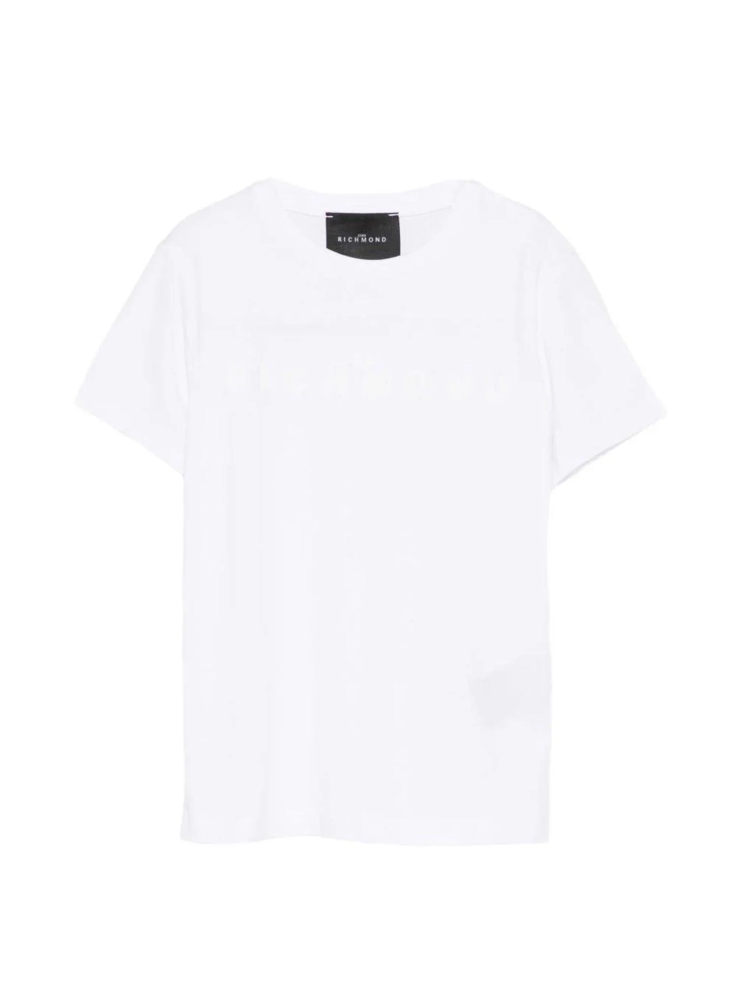 John Richmond T-shirt bambina Loceni con logo bianco RGP26017TS WHITE John RICHMOND