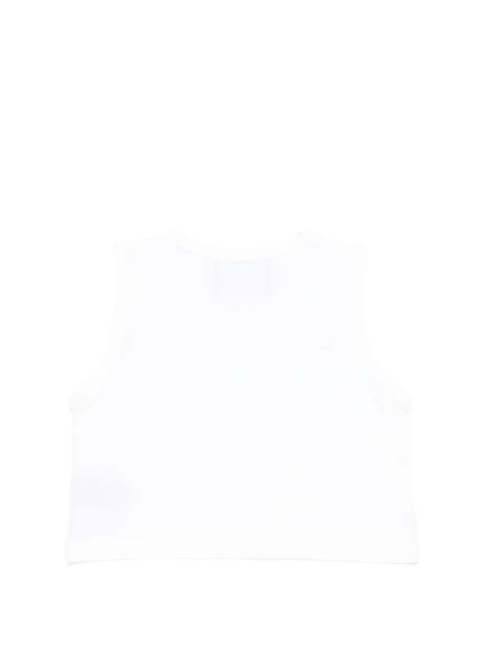 John Richmond canotta bambina Rotterdam con logo bianco RGP26058TO WHITE John RICHMOND
