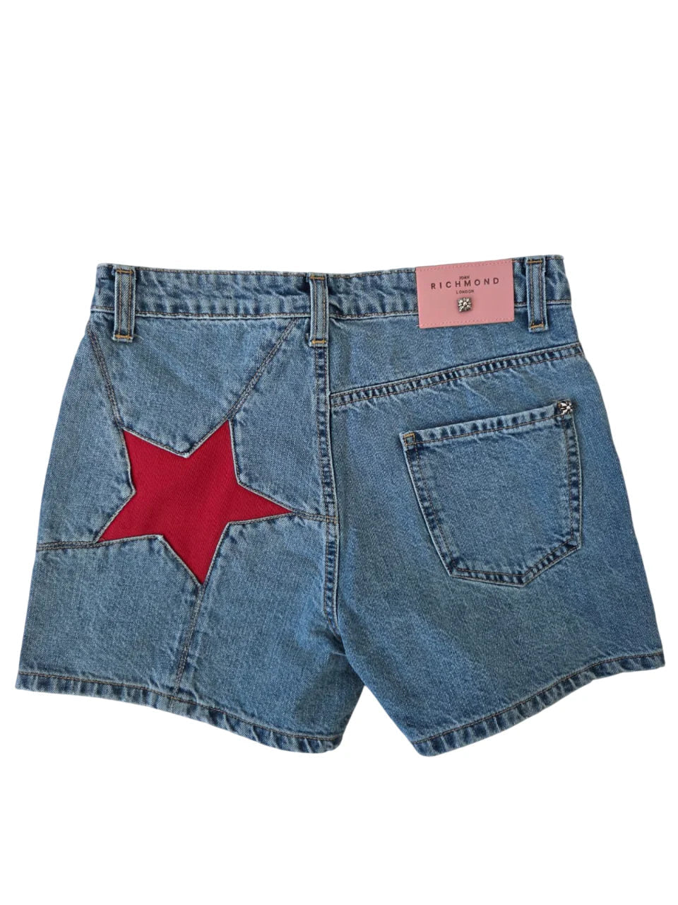 John Richmond shorts bambina Sailu in denim lavaggio blu RGP26087SH DENIM STONEWASH John RICHMOND