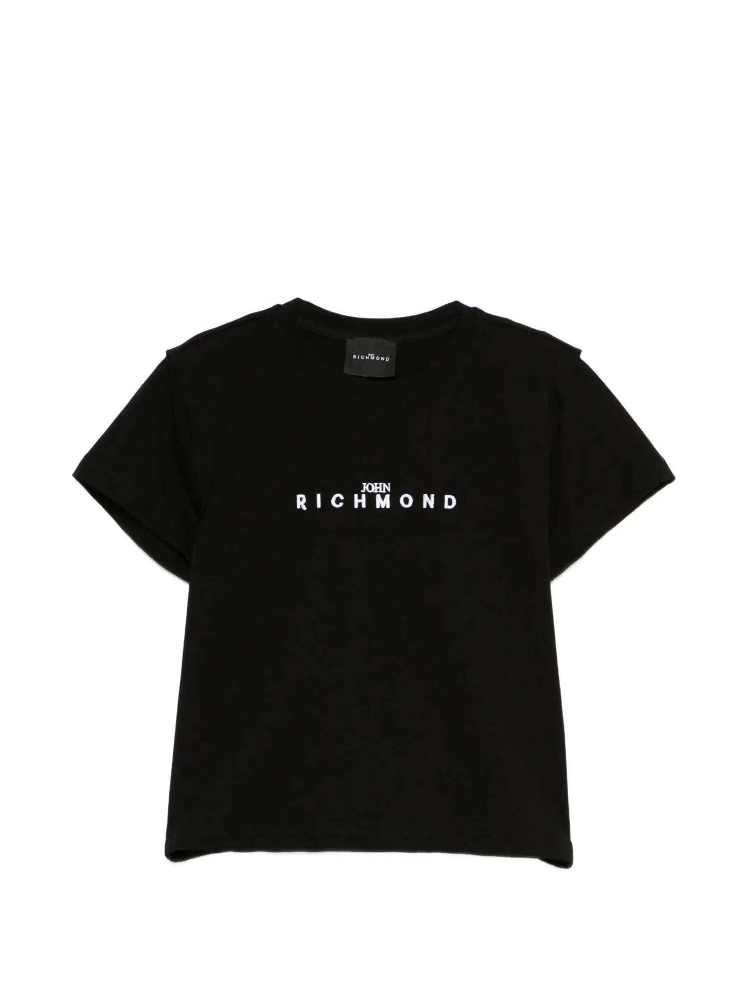 John Richmond T-shirt bambina Tati con logo nero RGP26112TS BLACK John RICHMOND