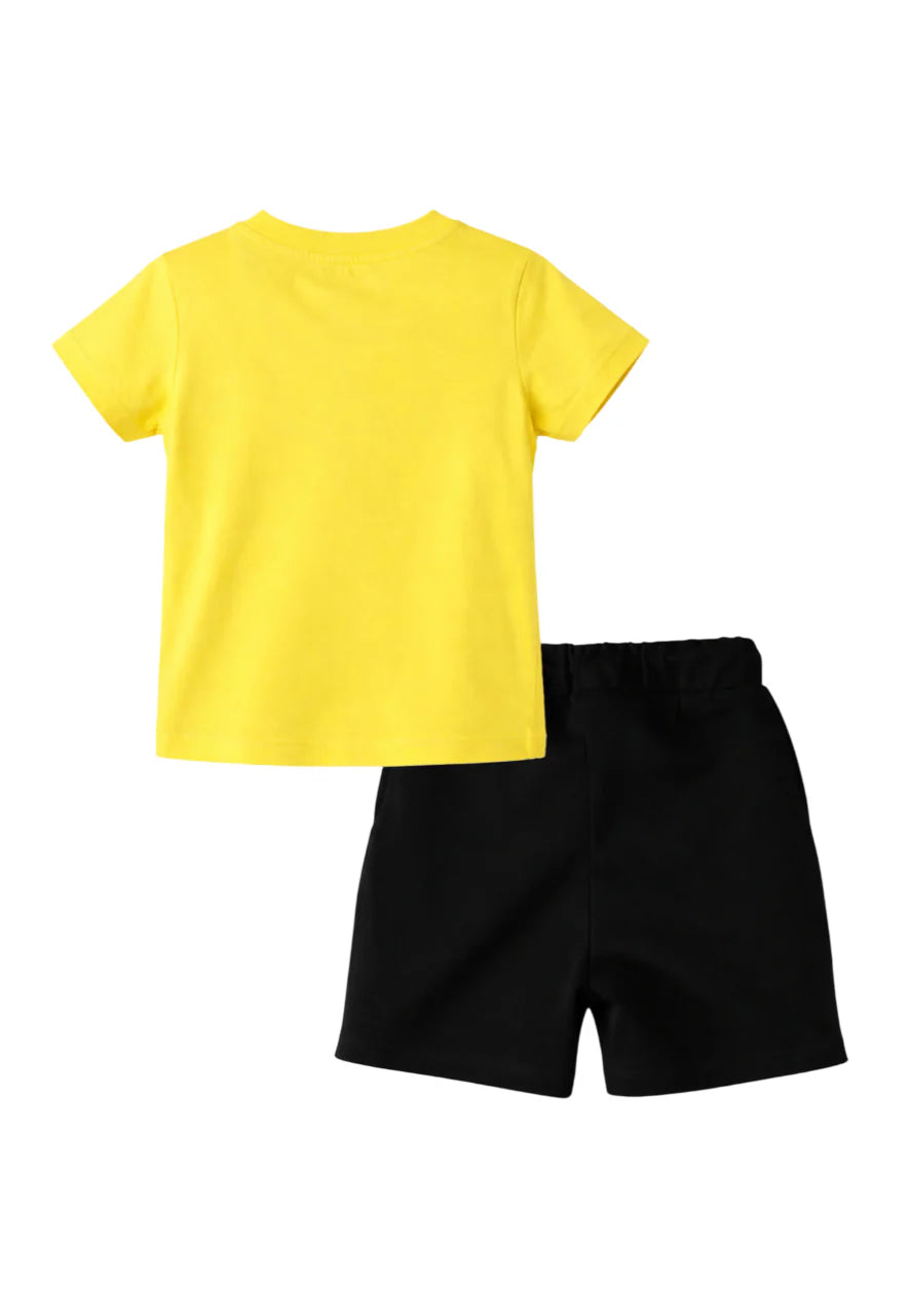 John Richmond completo neonato T-shirt e shorts giallo nero RIP26006CJ YELLOW BUTTERCUP-BLACK John RICHMOND