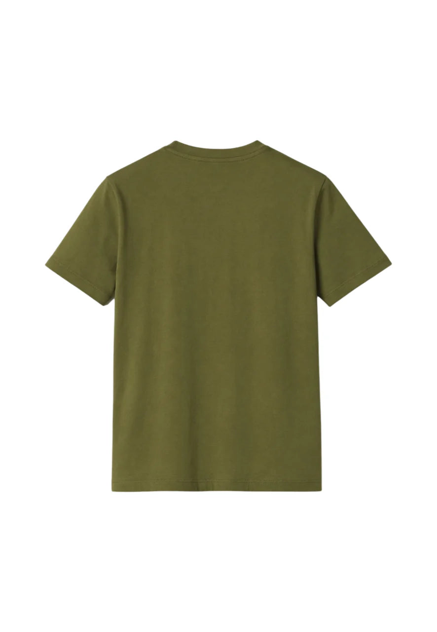John Richmond T-shirt manica corta con logo verde militare UMP26018TS GREEN MAYFLY John RICHMOND