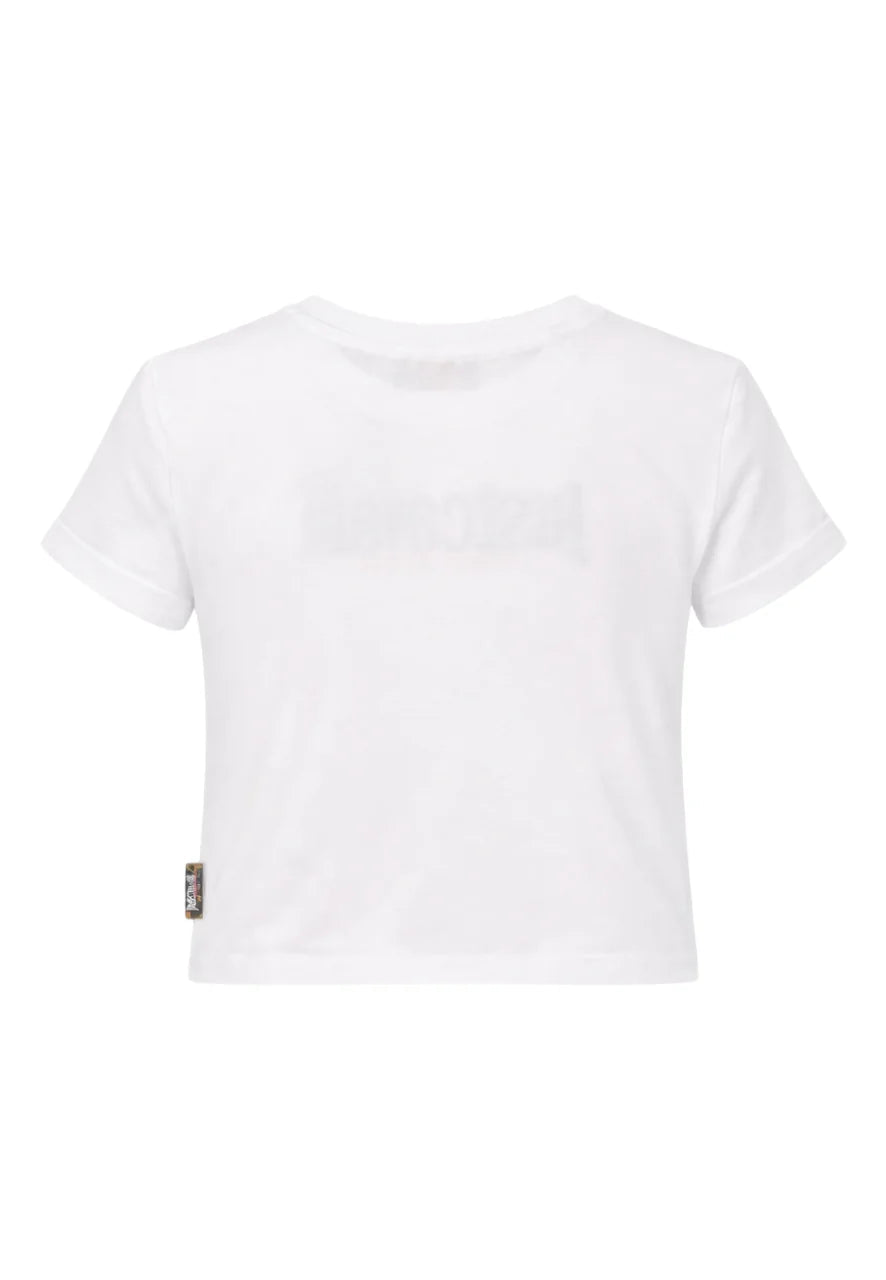 Just Cavalli T-shirt bambina manica corta con logo bianco JGP26041TS WHITE JUST CAVALLI