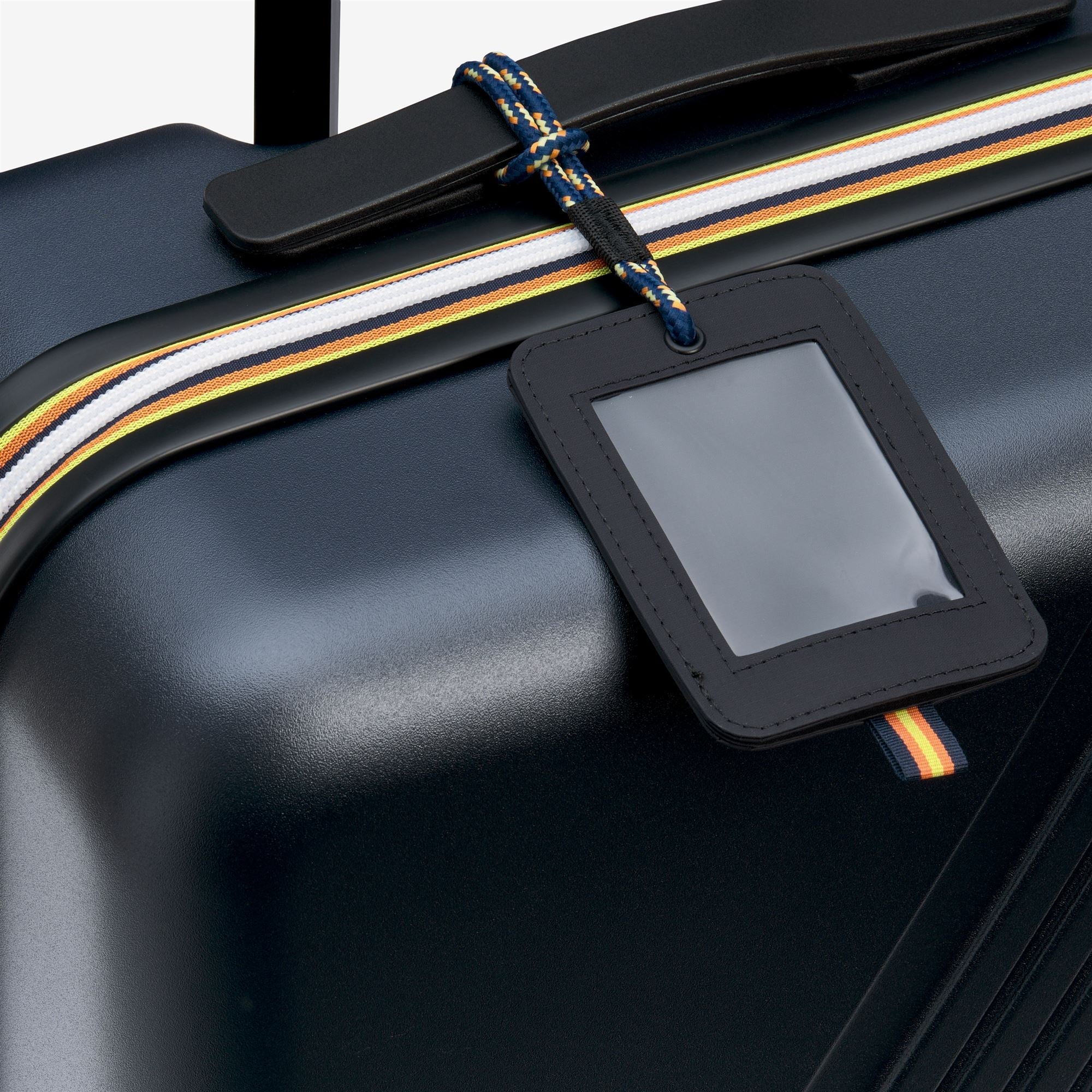 K-way trolley unisex Eudoxie rigido con logo blu K4125ZW K89 K-WAY