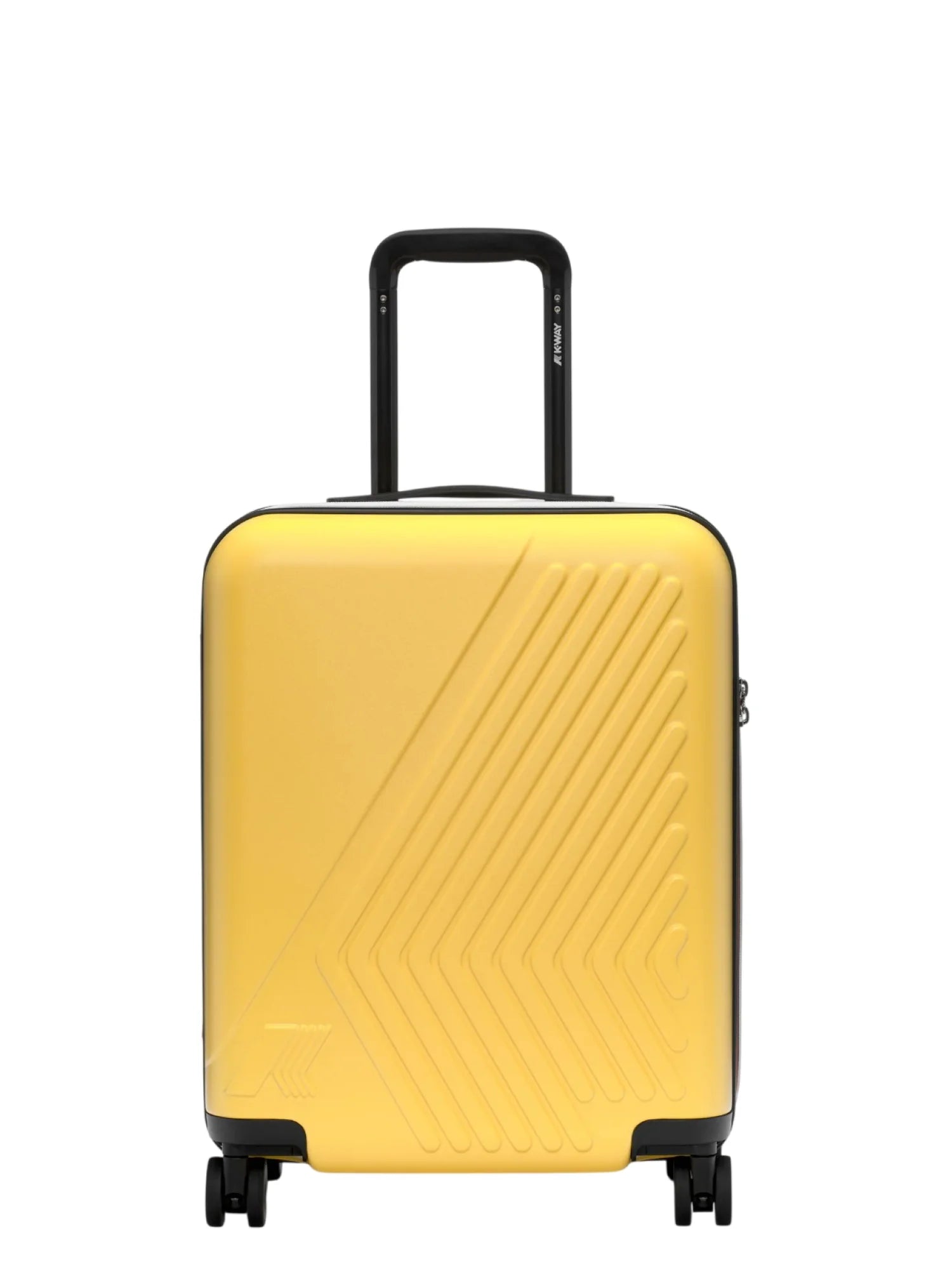 K-way trolley unisex Eudoxie rigido con logo giallo K4125ZW T05 K-WAY