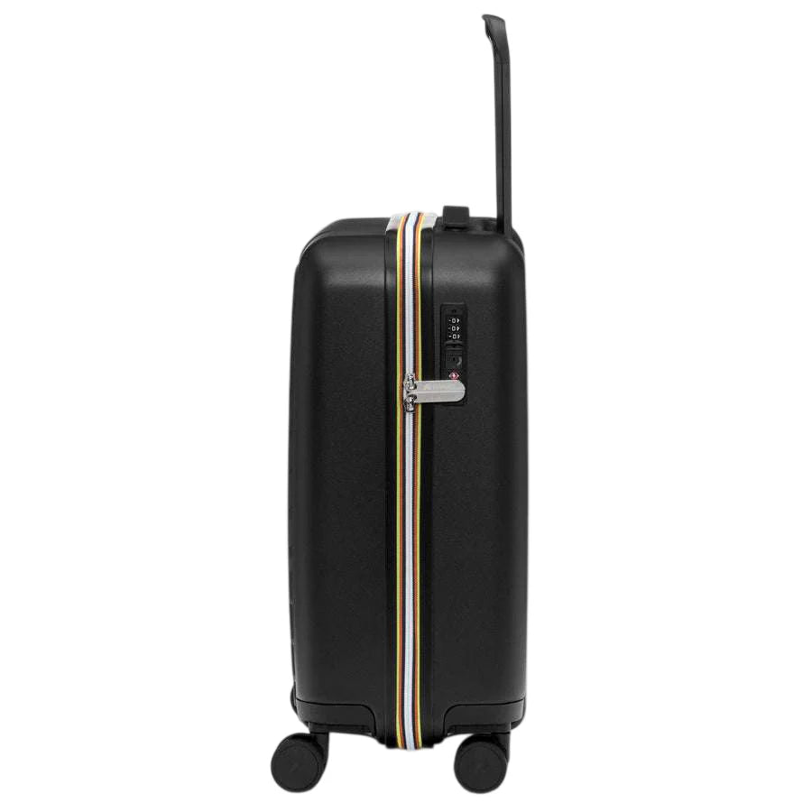 K-way trolley unisex Eudoxie rigido con logo nero K4125ZW USY K-WAY
