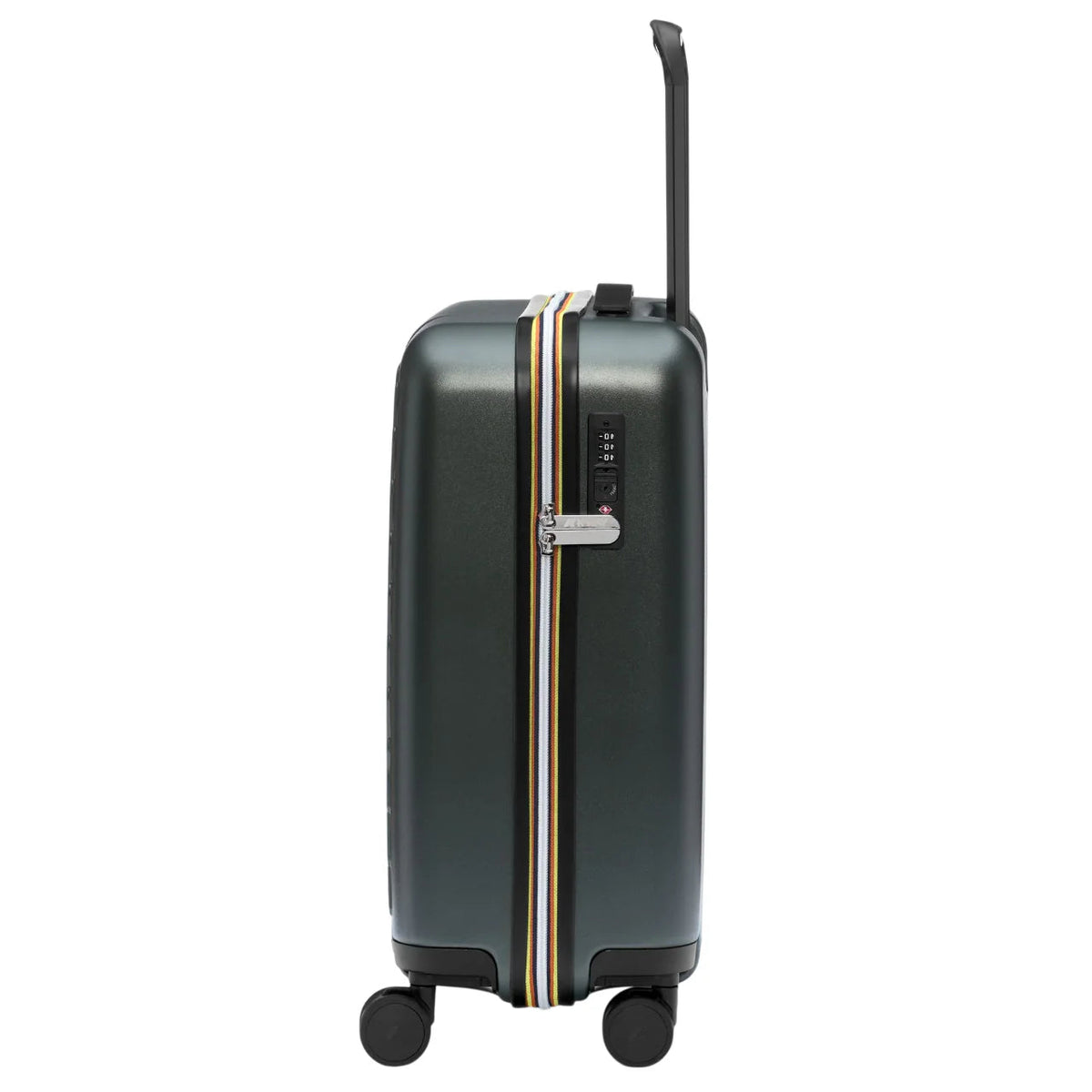 K-way trolley unisex Eudoxie rigido con logo verde K4125ZW WMR K-WAY