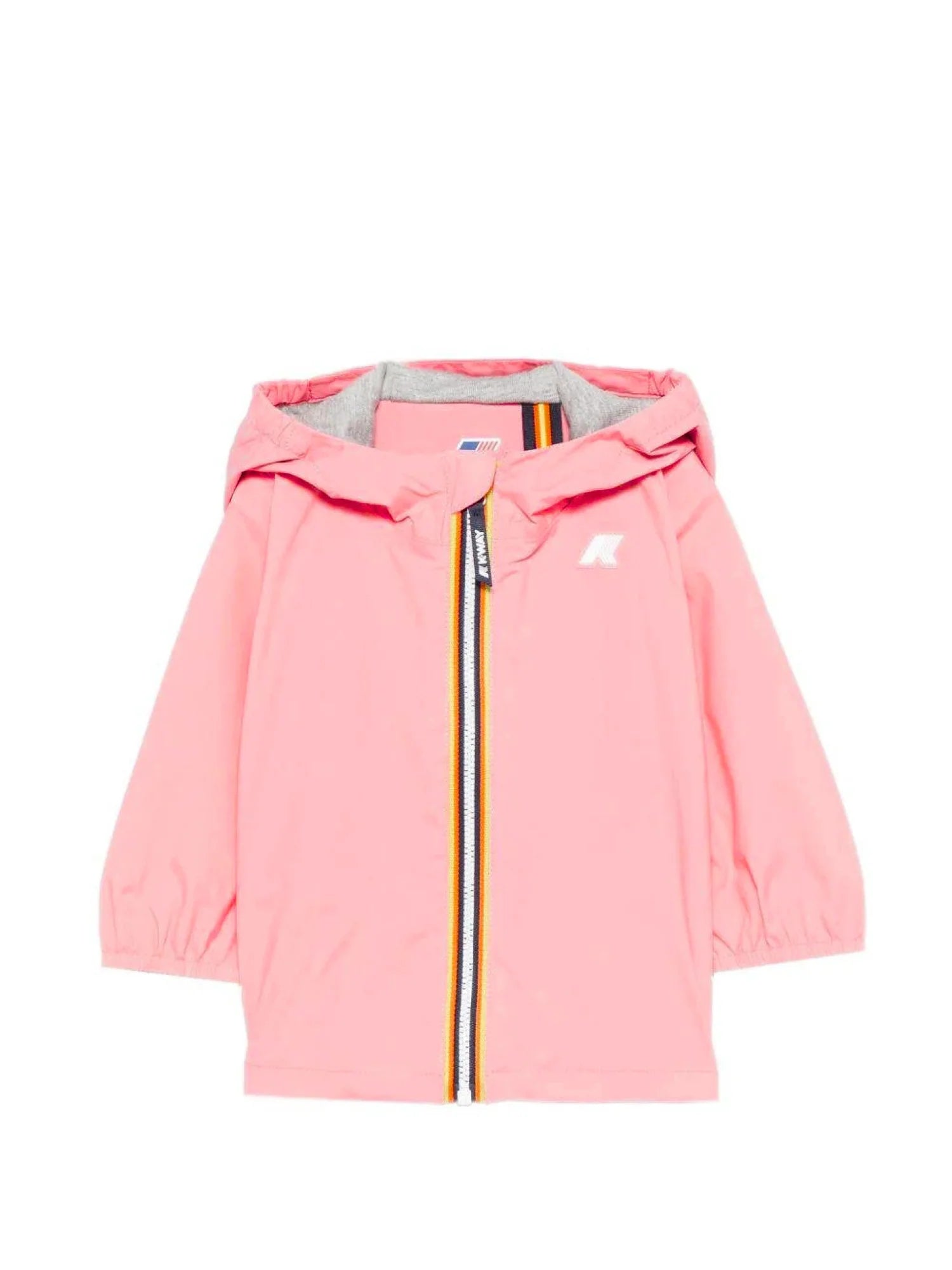 K-Way giubbino antivento neonata con cappuccio rosa K4136IW Q28 K-WAY