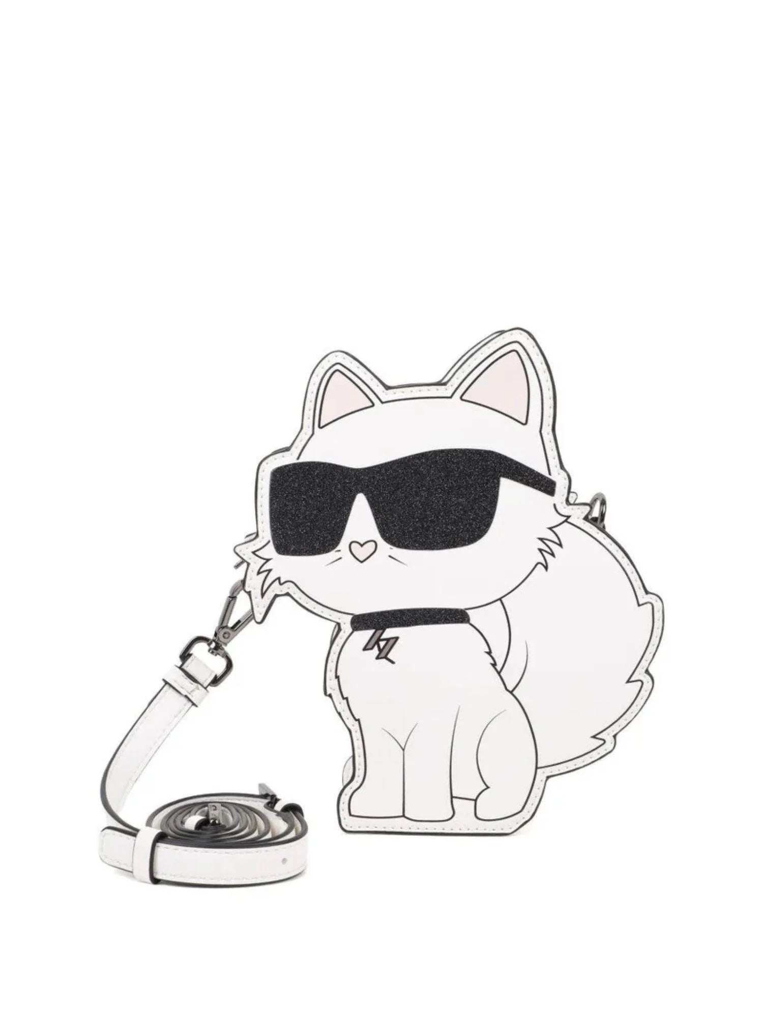 Karl Lagerfeld borsa a tracolla bambina con Choupette bianco Z31210 BIANCO KARL LAGERFELD KIDS