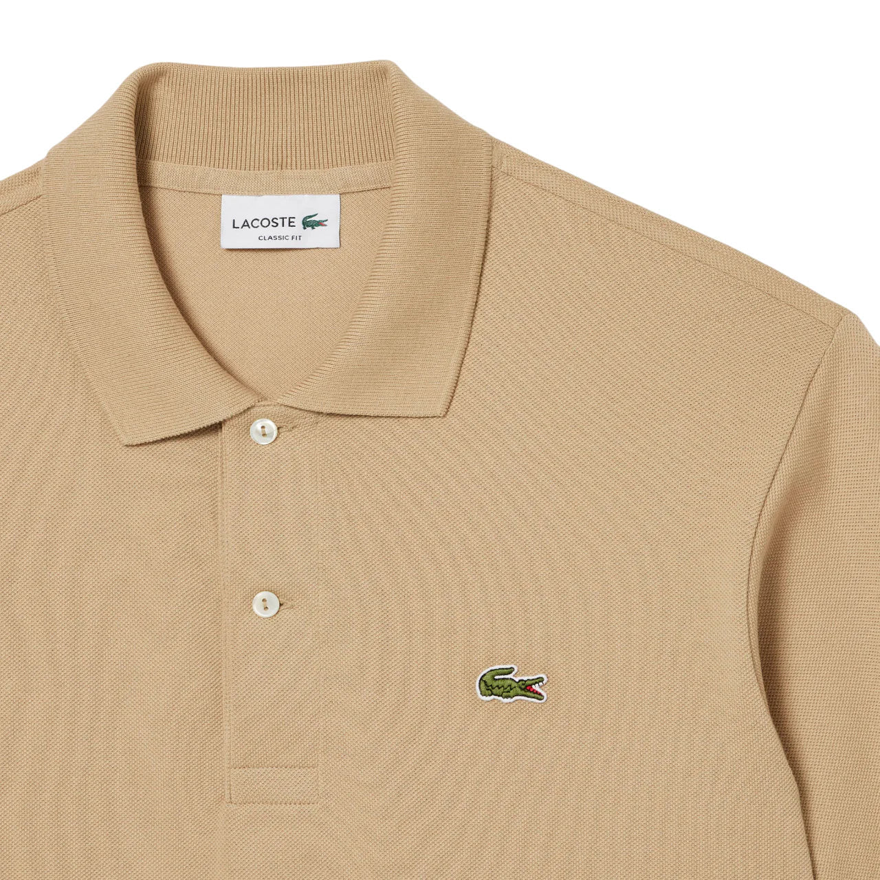 Lacoste polo manica corta 12.12 in piquè beige 1212 02S LACOSTE